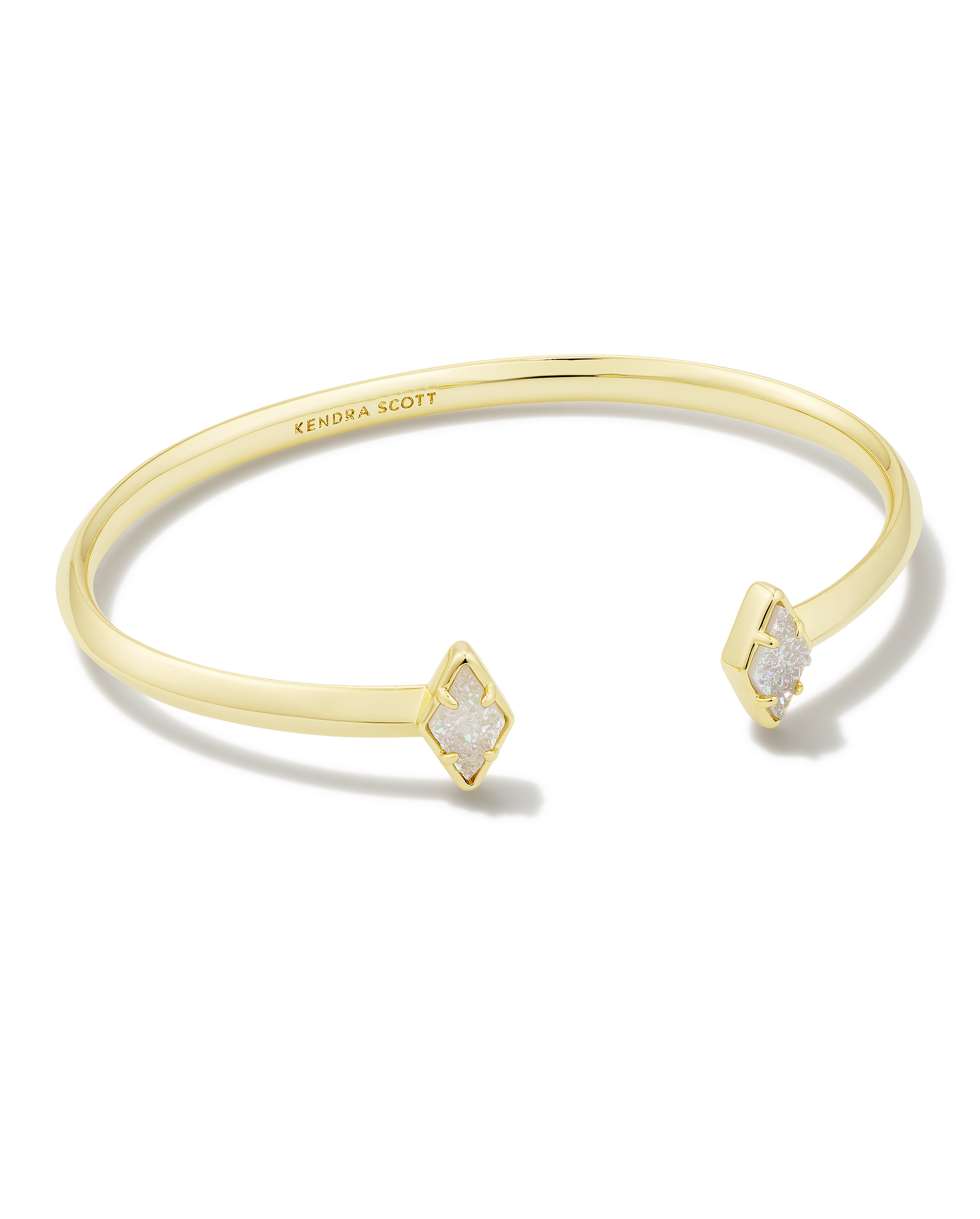 Kinsley Gold Cuff Bracelet in Iridescent Drusy | Kendra Scott