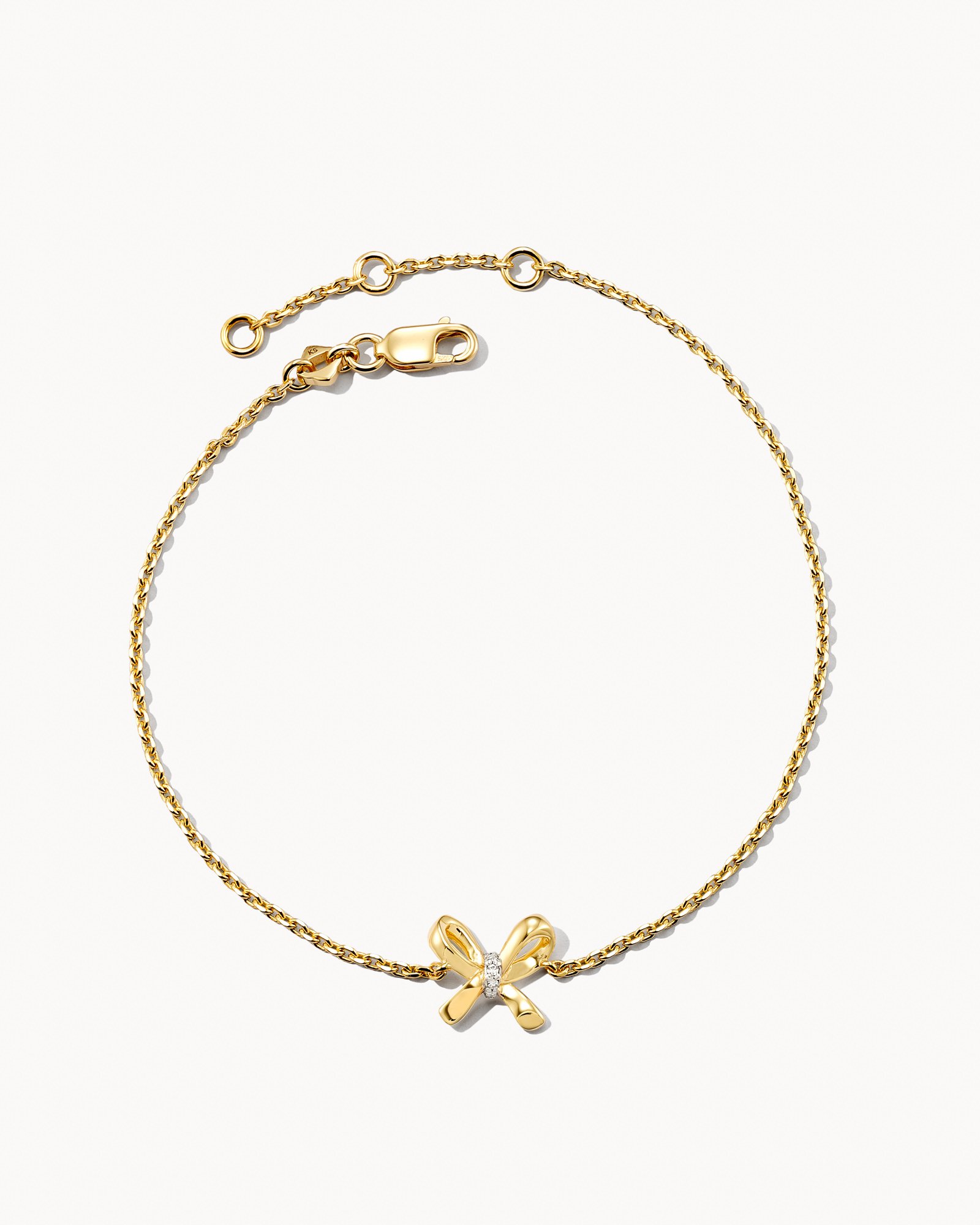 Bow Delicate Bracelet in White Diamond | Kendra Scott