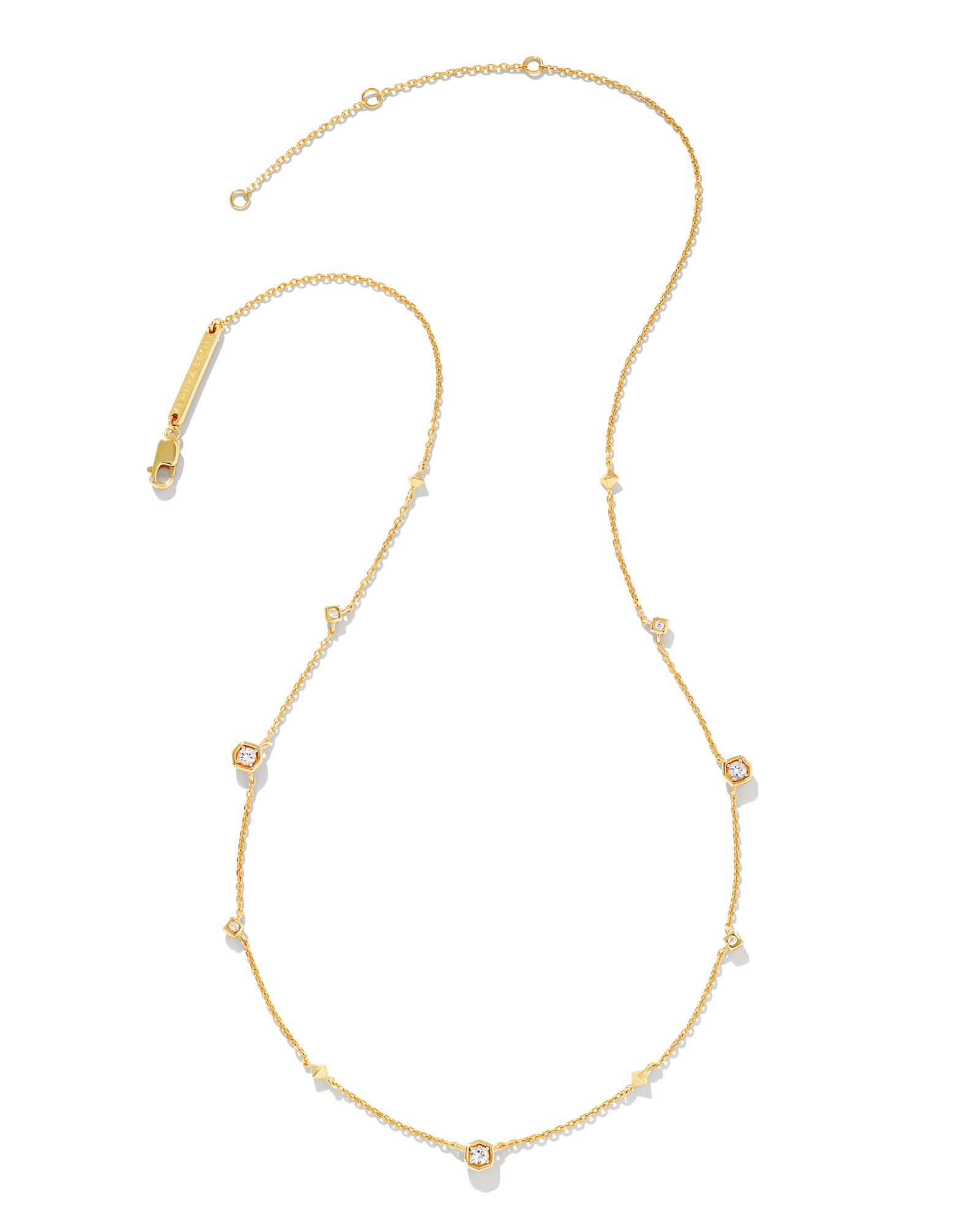Three Row Emerald and White Sapphire 18K Gold Vermeil Jewelry Set