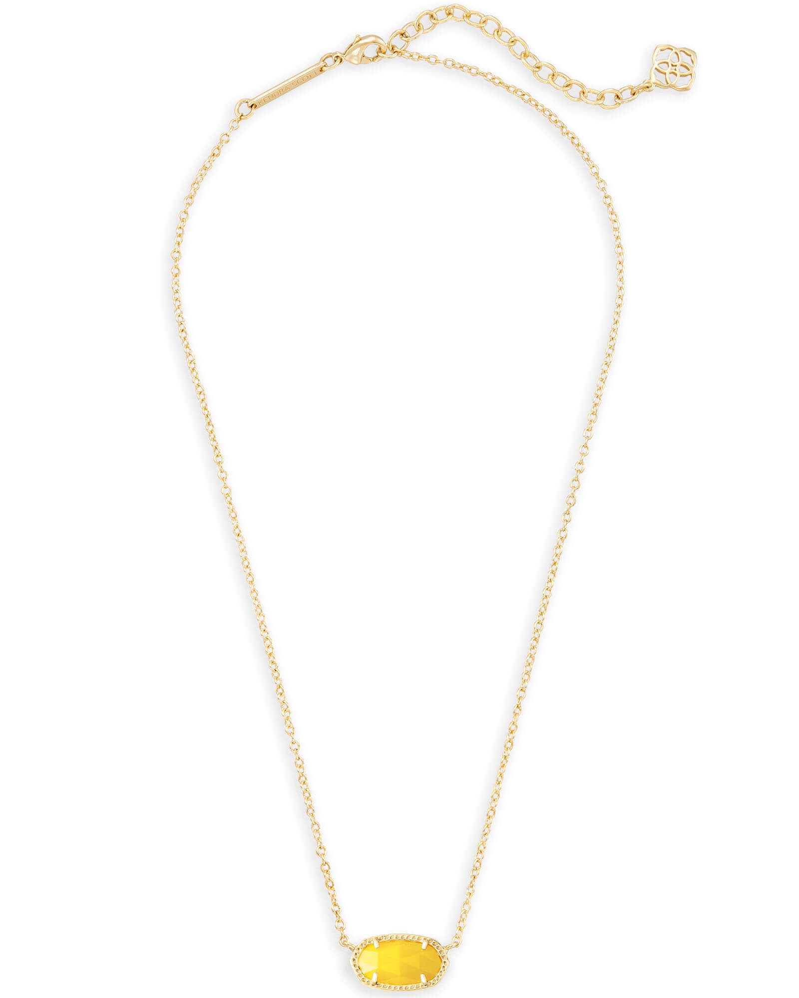 Elisa Gold Pendant Necklace in Yellow | Kendra Scott