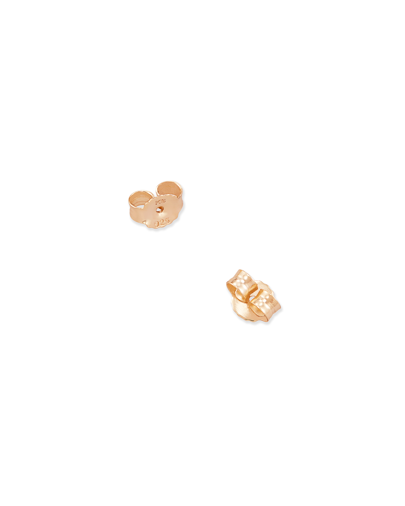 Gold Earring Back Rose Gold / Pair