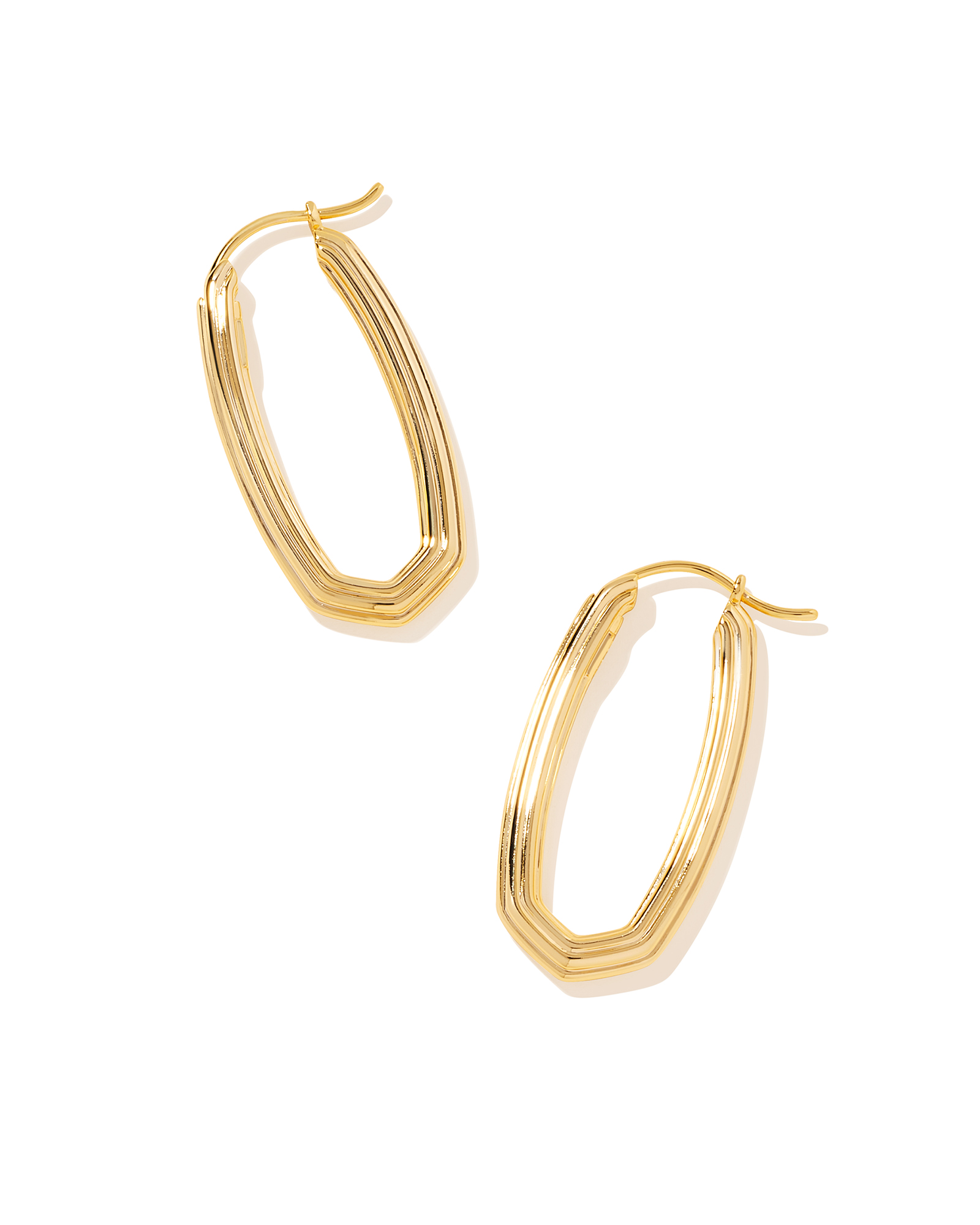 Heather Hoop Earrings in Gold | Kendra Scott