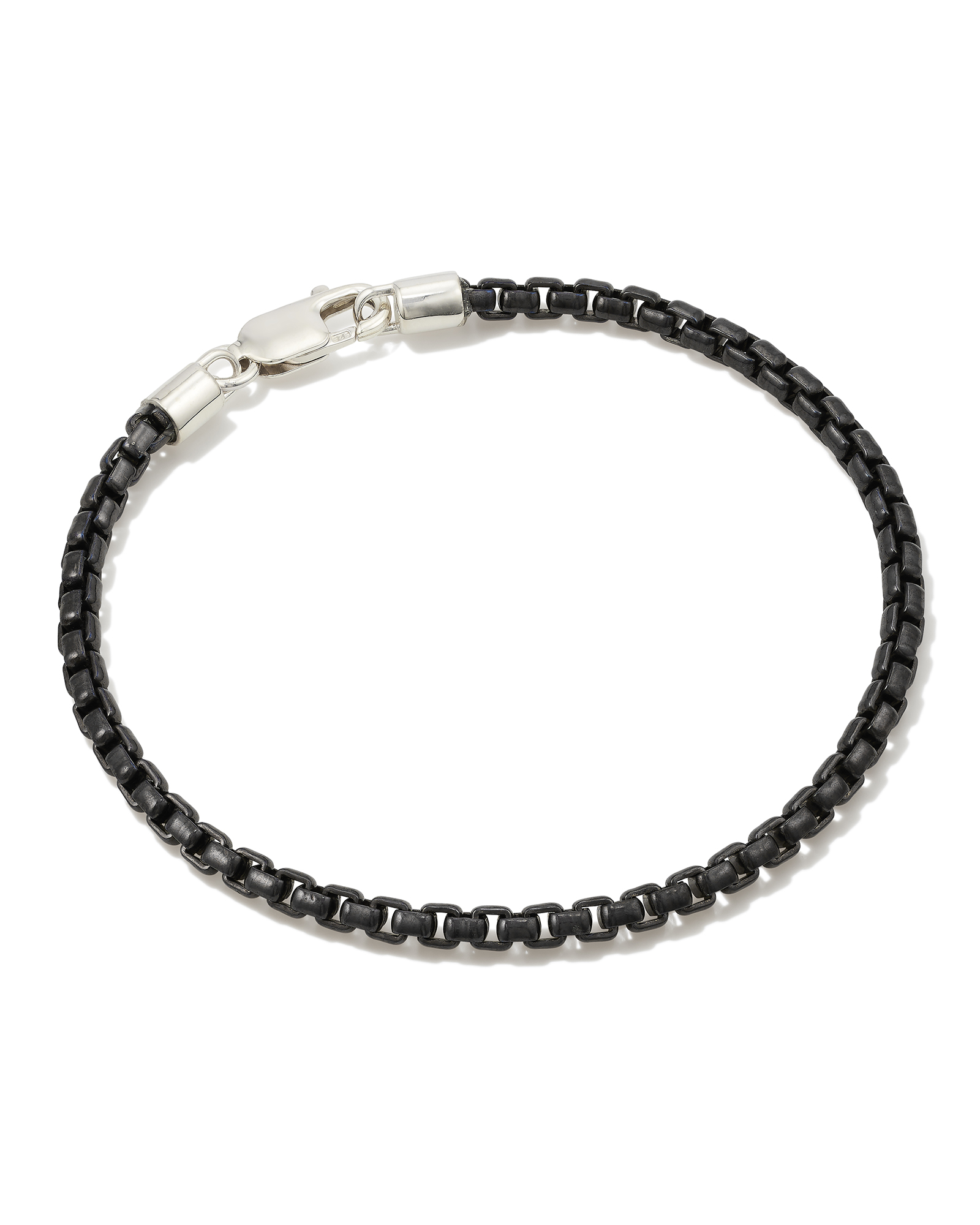 Beck Round Box Chain Bracelet in Hematite | Kendra Scott