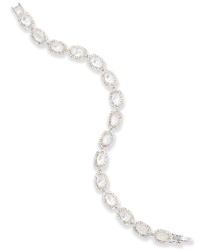 Kay Silver Long Pendant Necklace in Ivory Pearl | Kendra Scott