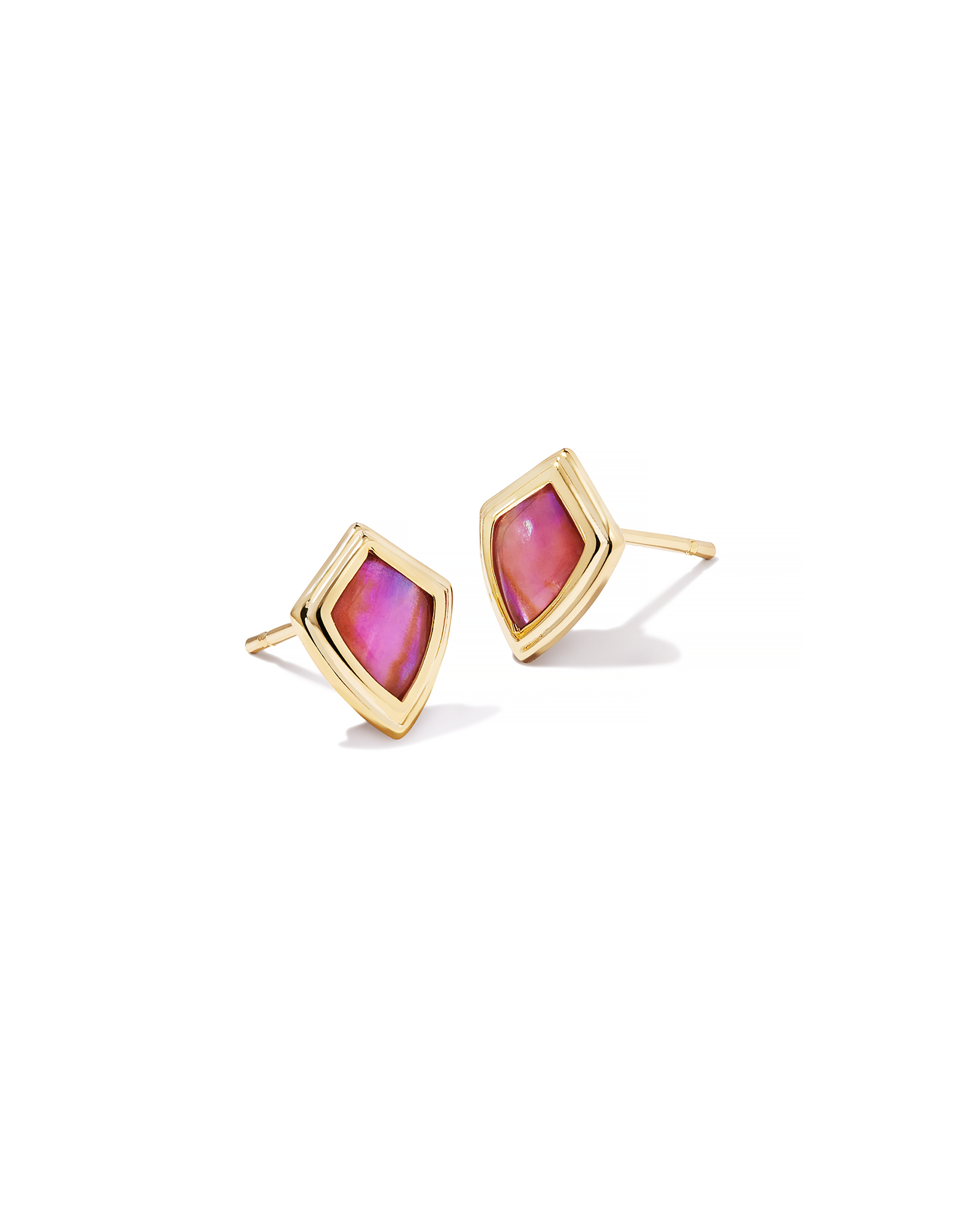 Burgundy 2025 stud earrings