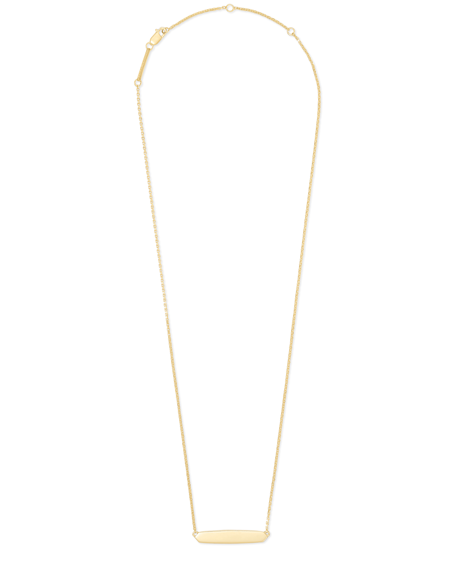 Mattie Bar Pendant Necklace in 18k Gold Vermeil | Kendra Scott