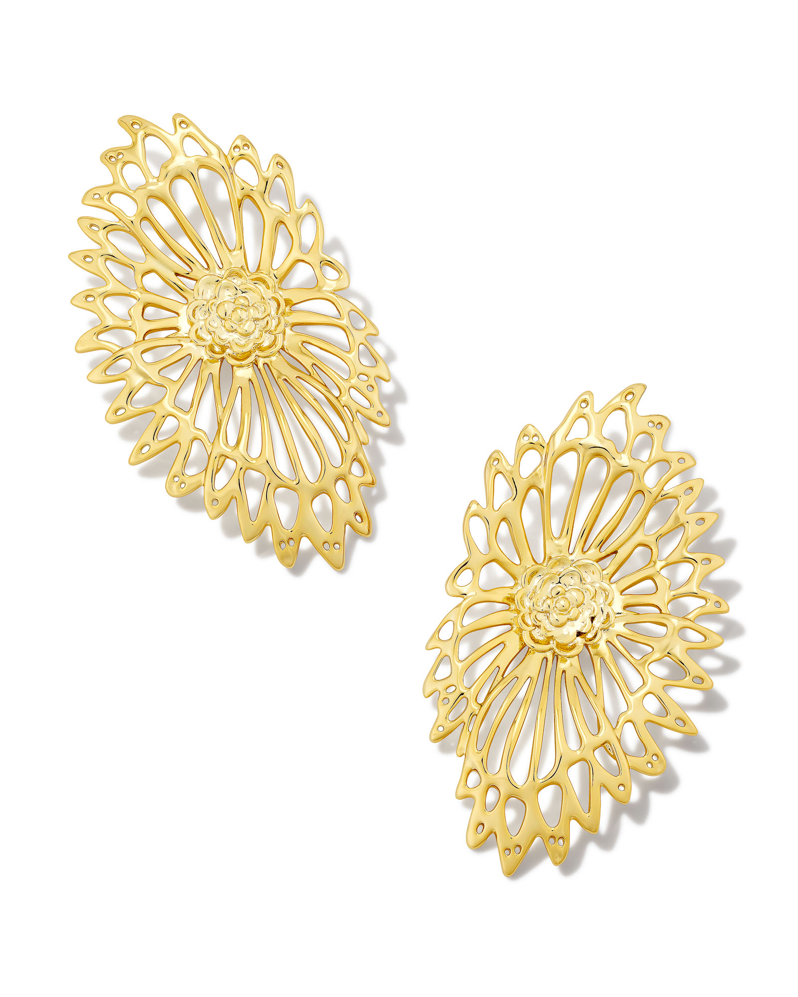 Lucy Statement Drop Earrings in Yellow | ikrush