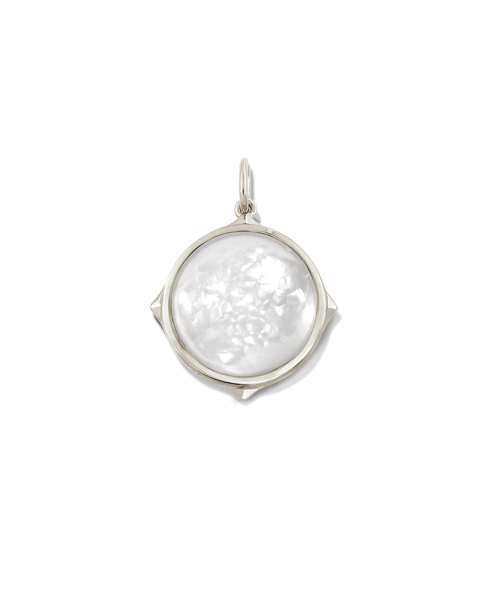 Matilda Sterling Silver Stone Charm in Ivory Mother-Of-Pearl | Kendra Scott
