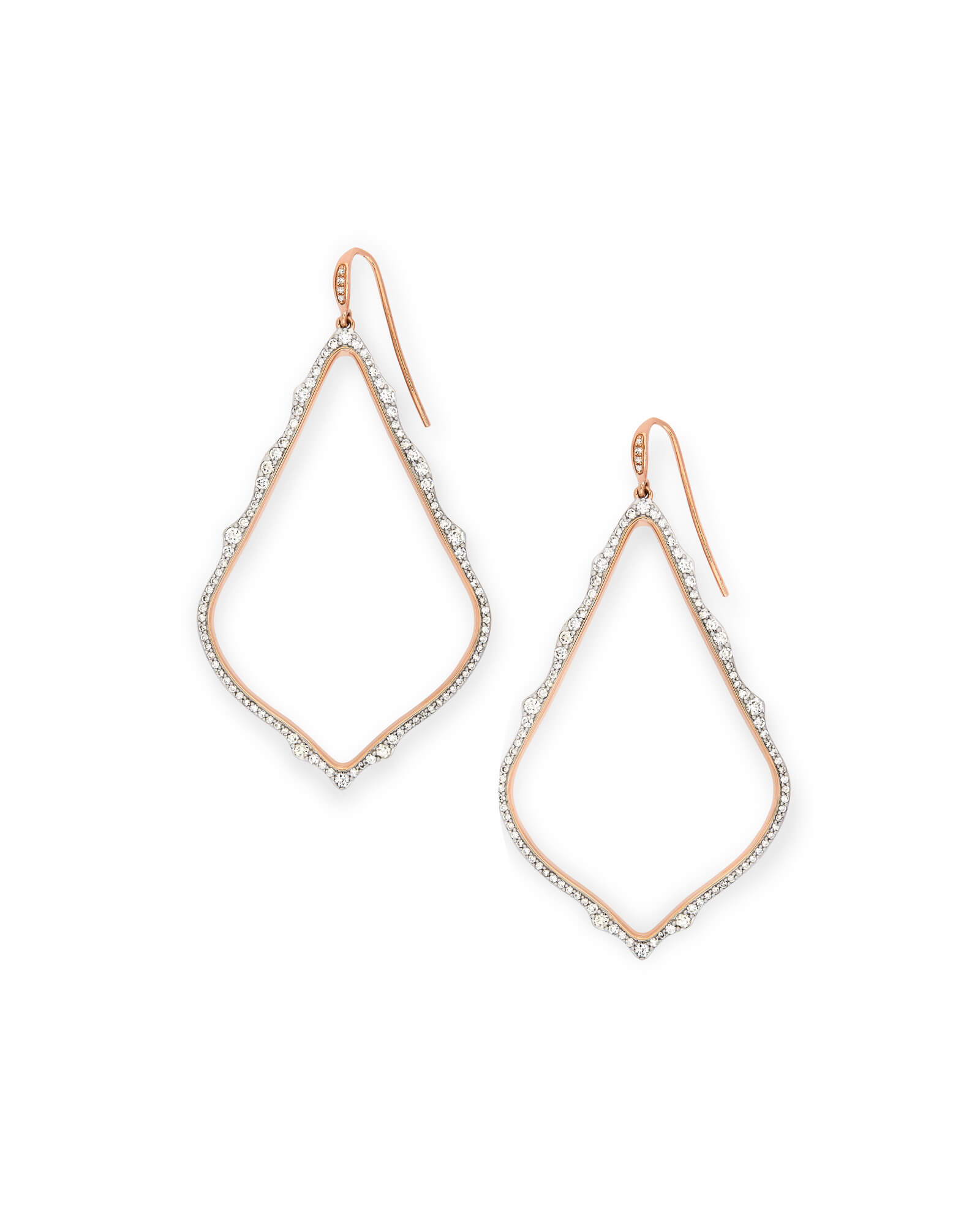 kendra scott diamond drop earrings