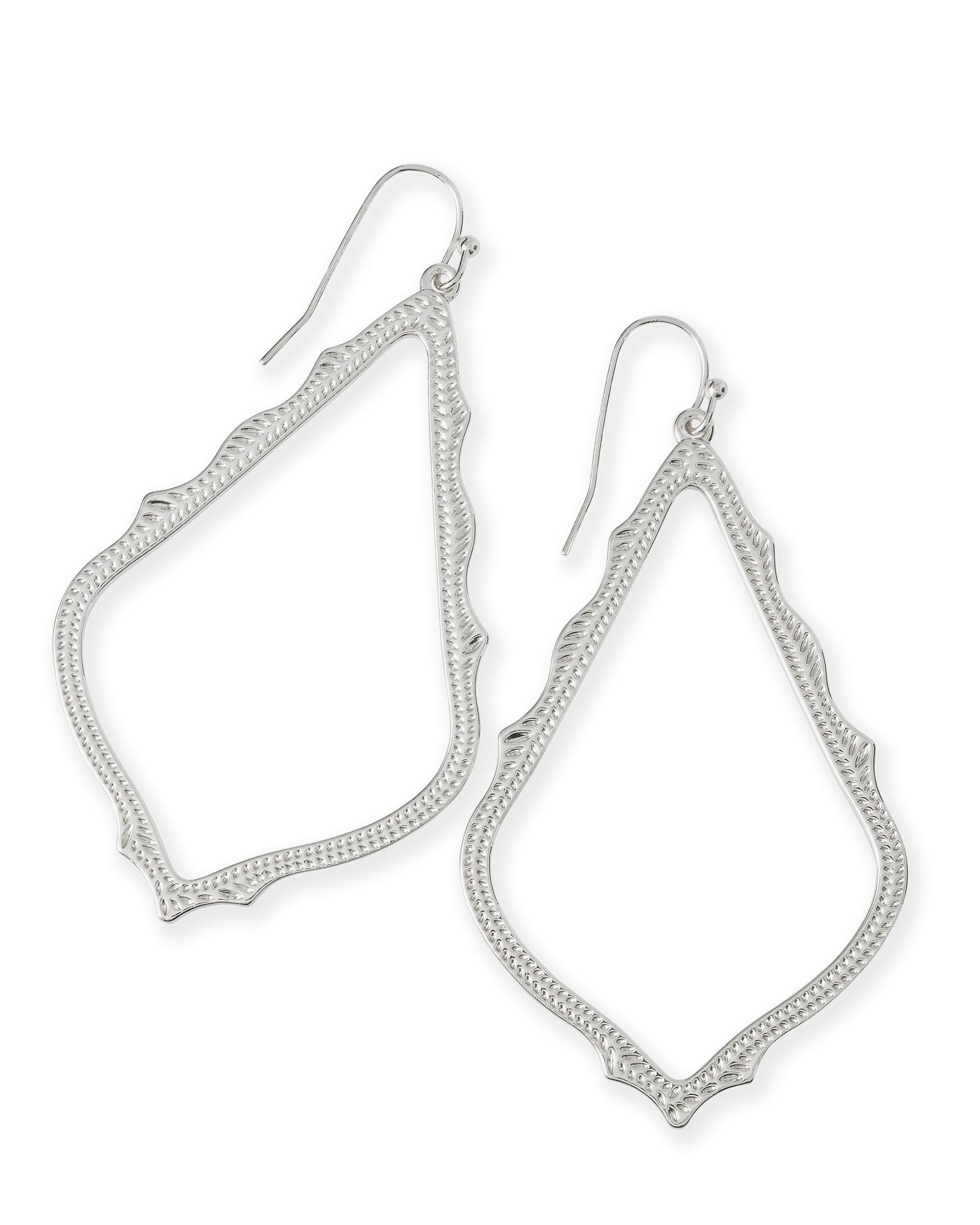 Kendra scott store silver drop earrings