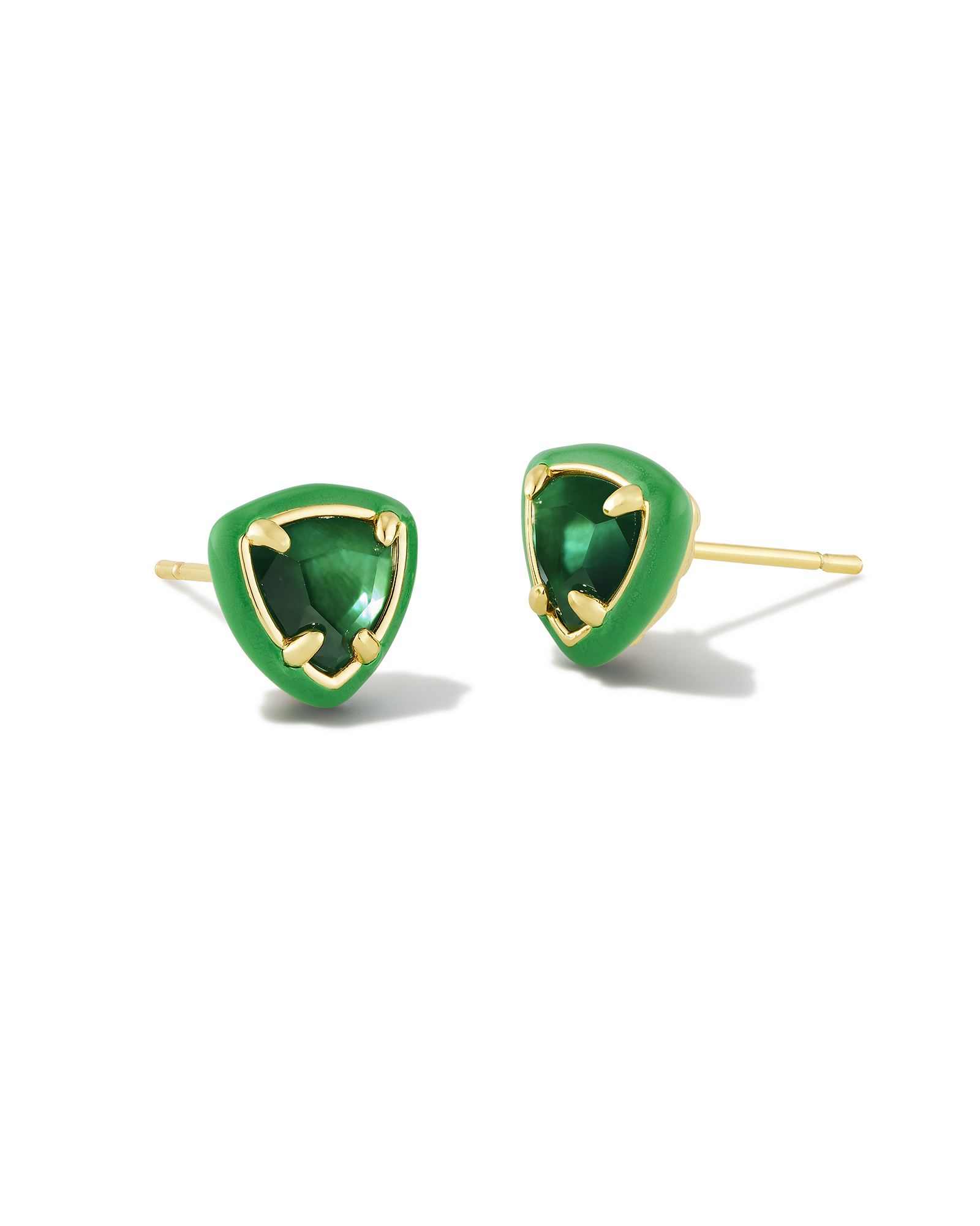 Emerald on sale illusion earrings