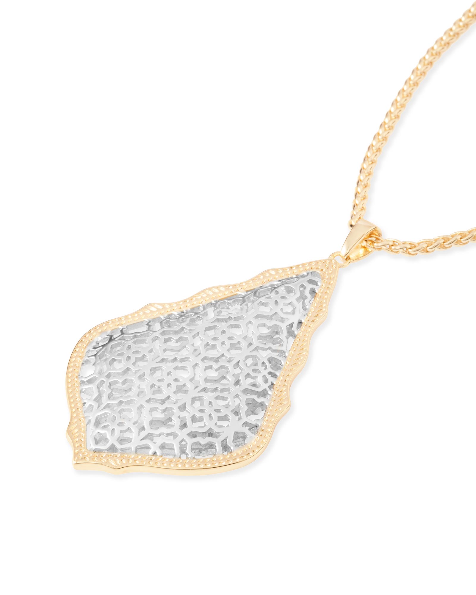 kendra scott aiden necklace silver