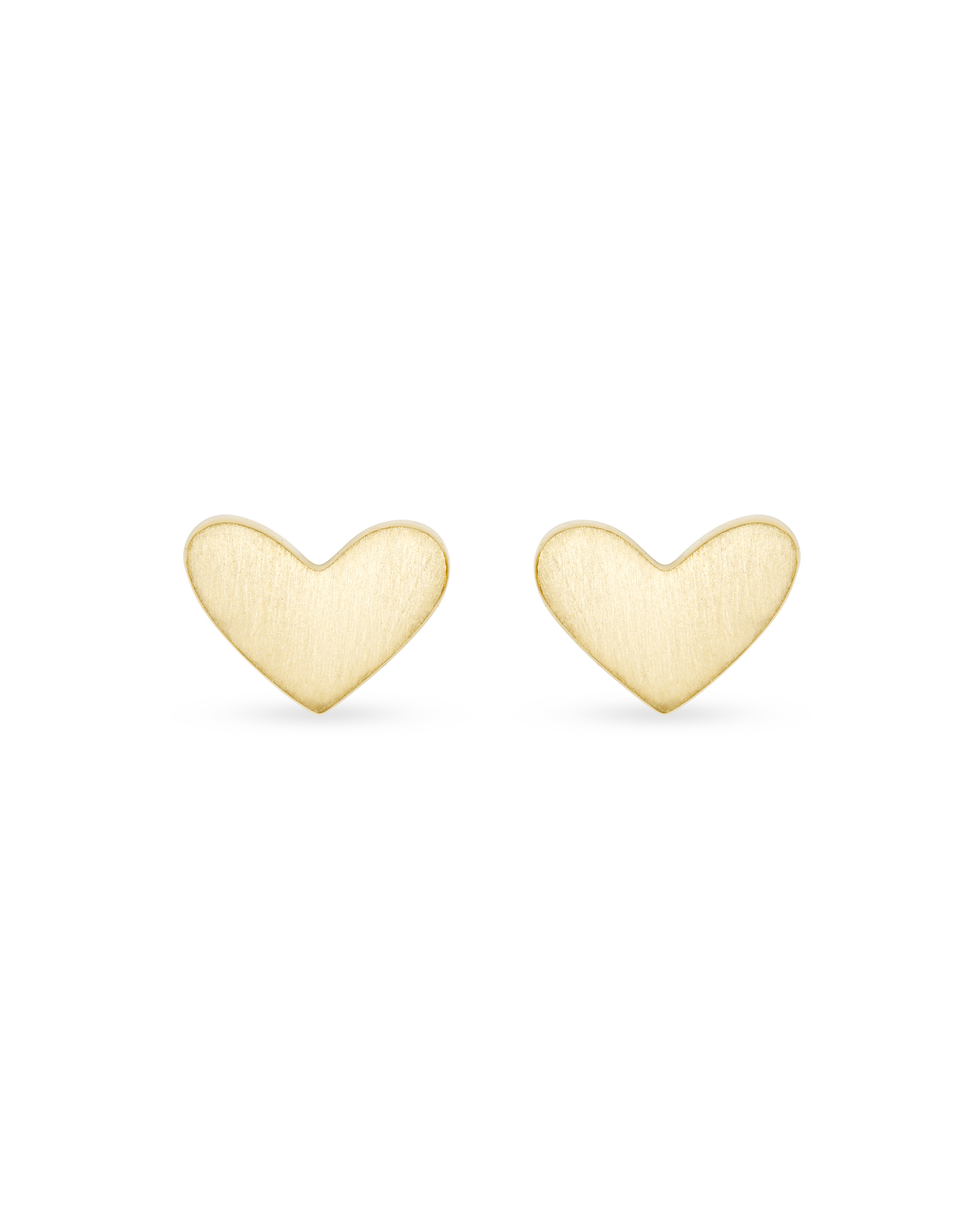 Ari Heart Stud Earrings In 18k Gold Vermeil | Kendra Scott