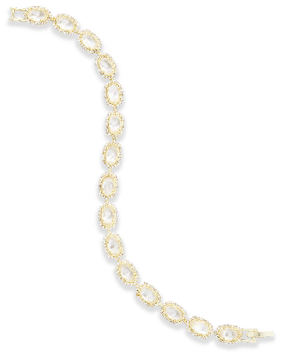 Andrina Gold Choker Necklace in Lustré | Kendra Scott
