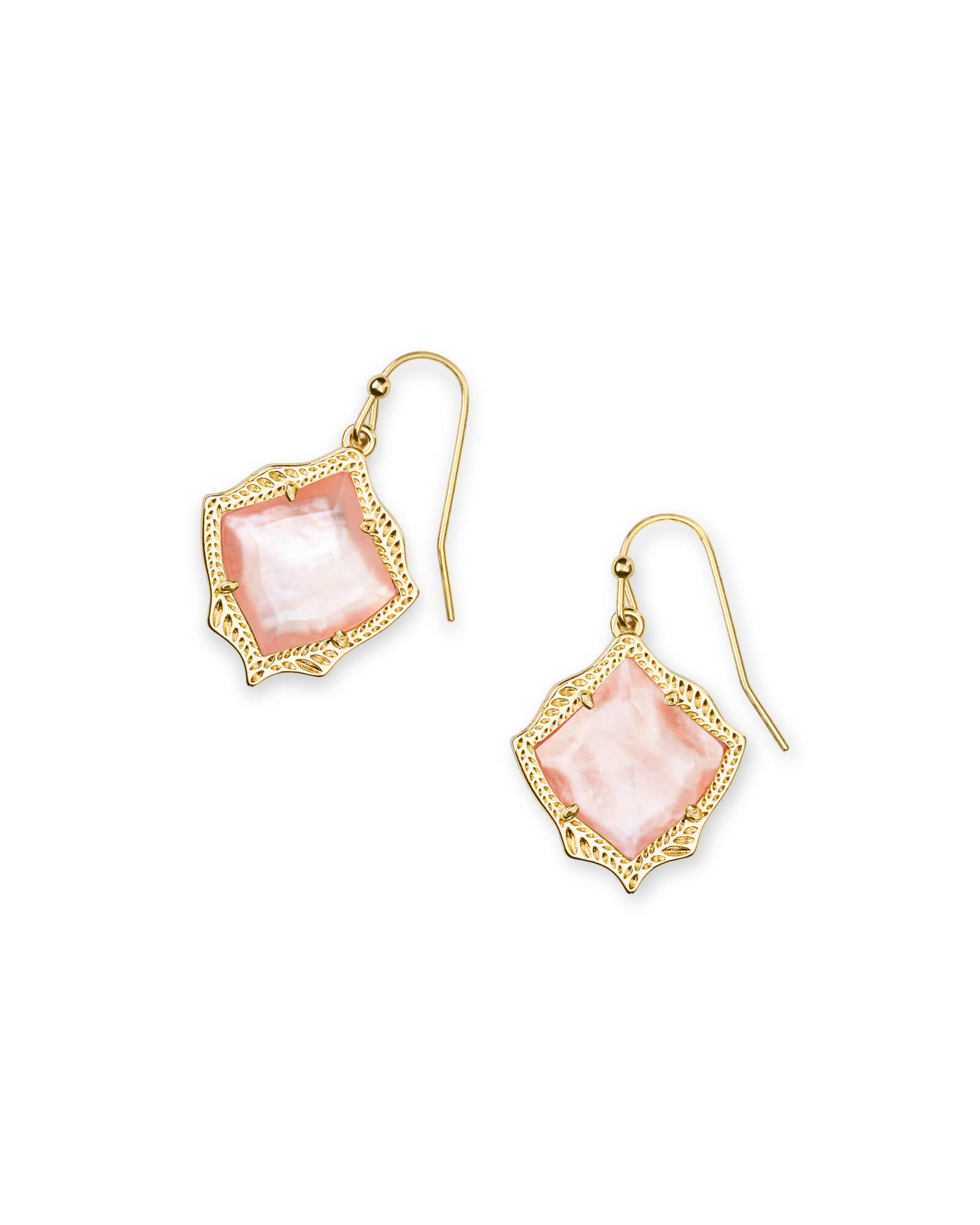 kendra scott peach mother of pearl