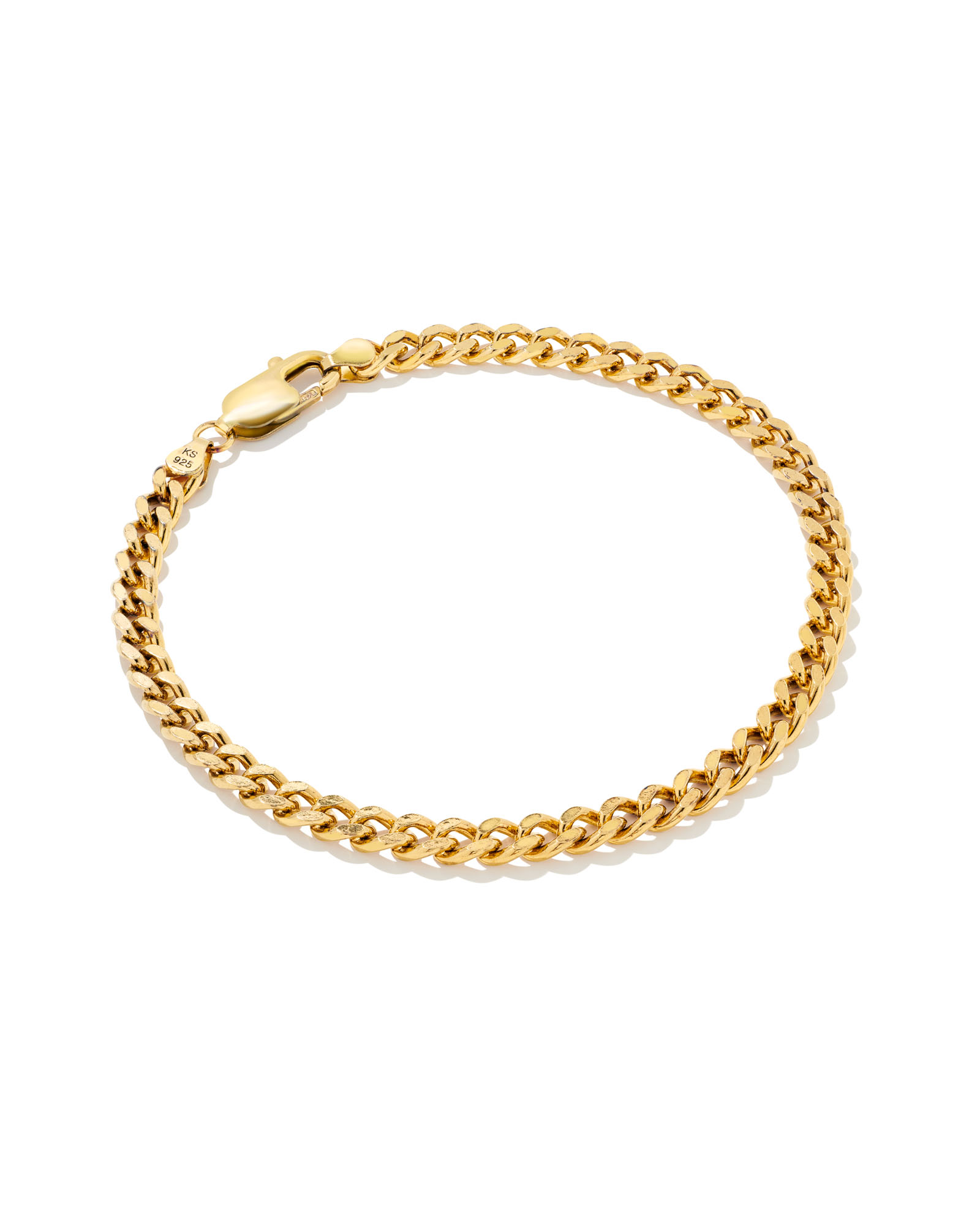 ID Chain Bracelet, Gold Vermeil, Men's Bracelets