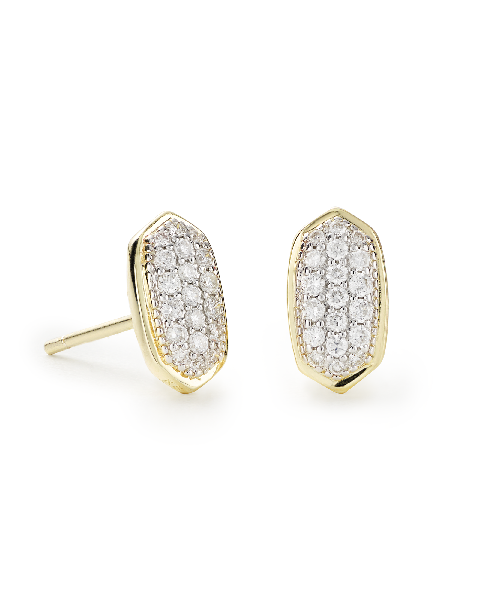 kendra scott diamond shaped earrings