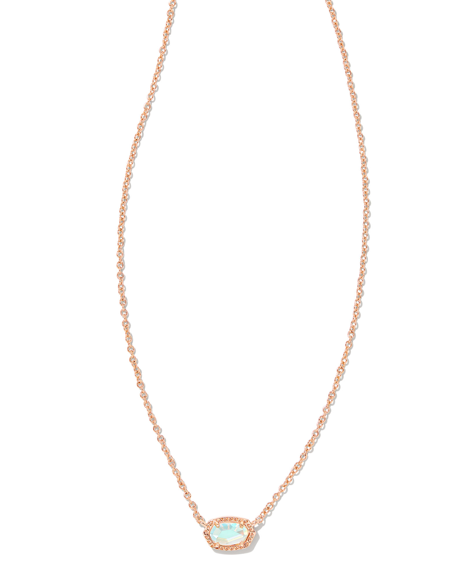 Kendra scott rose Gold Double Strand Necklace Dichroic Glass & bag- brand new! store