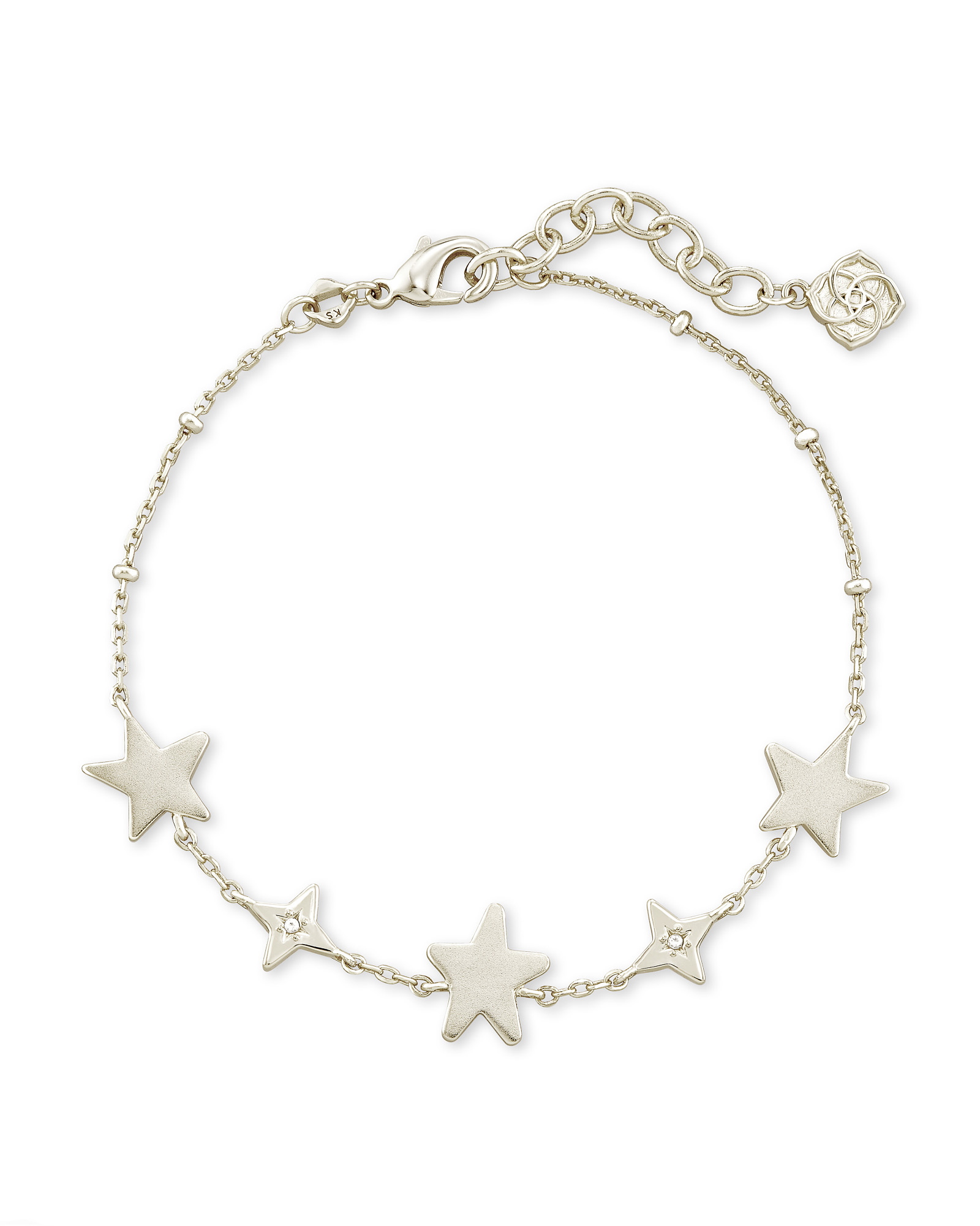 Jae Star Delicate Chain Bracelet in Silver | Kendra Scott