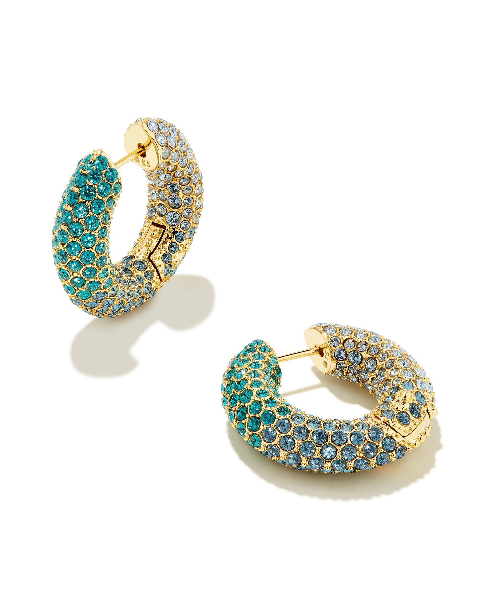 Peacock Gold Earrings | Julie Vos