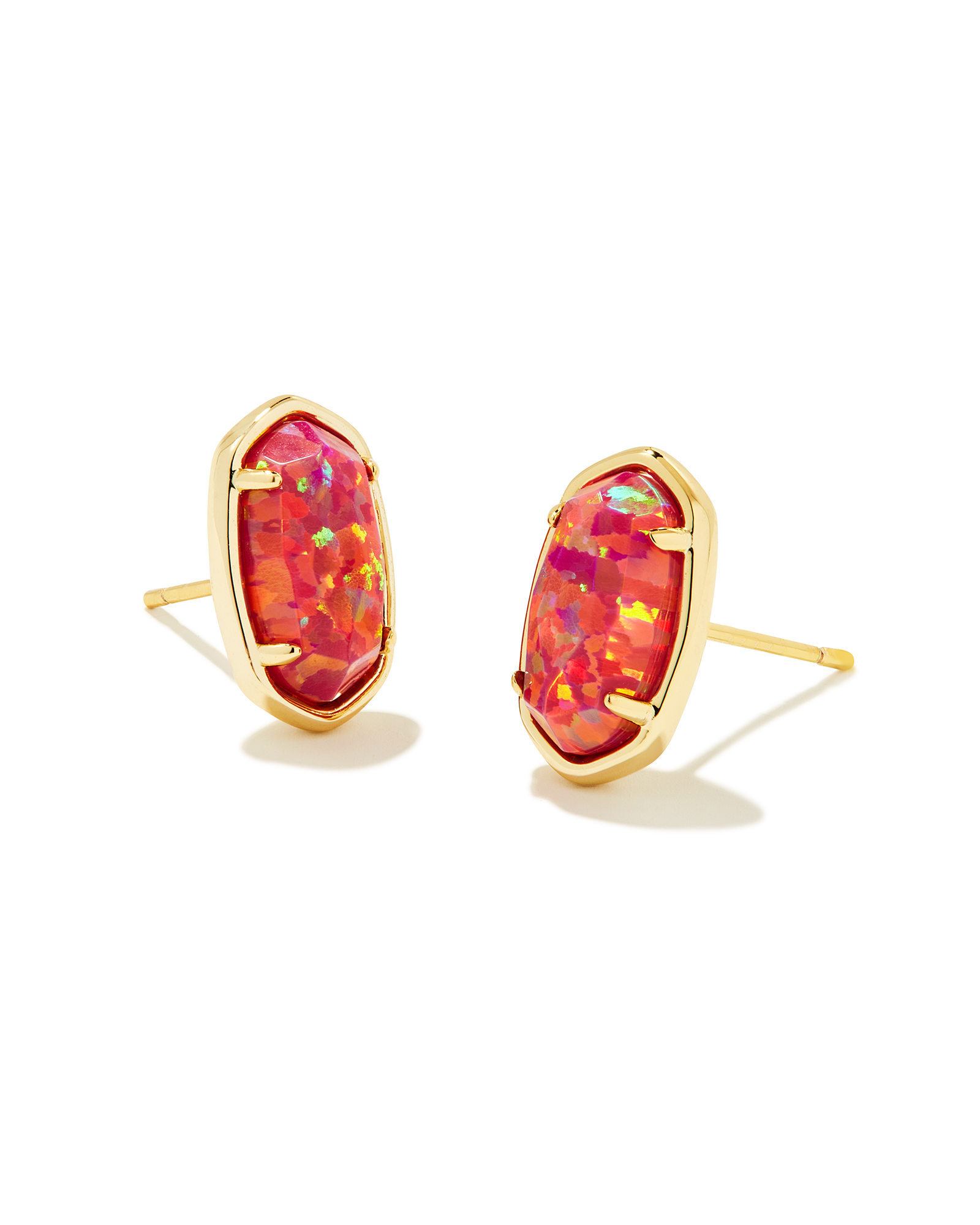 Kendra Scott Rose Gold & hotsell White Kyocera Opal stud earrings