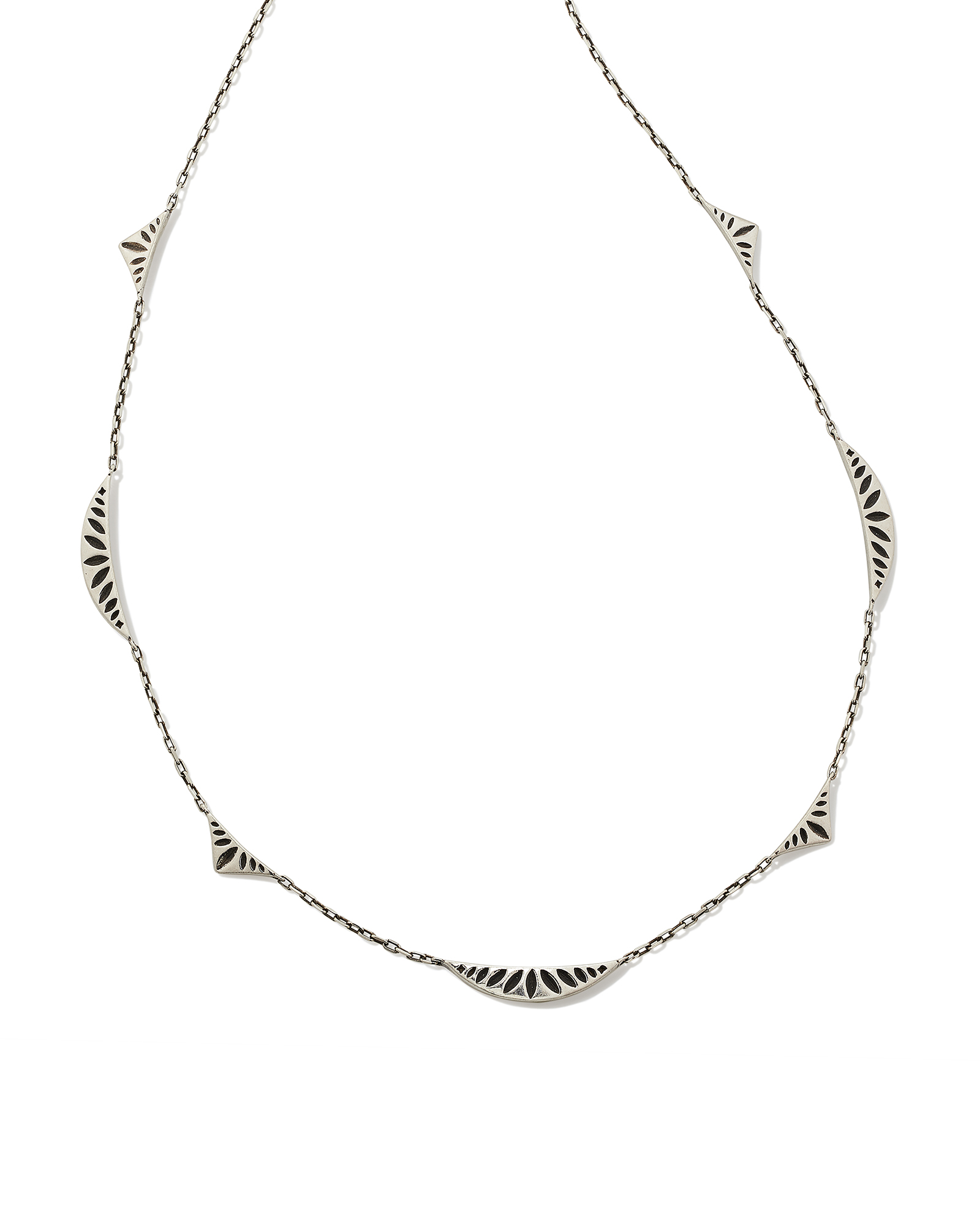 Sophee Strand Necklace in Oxidized Sterling Silver | Kendra Scott