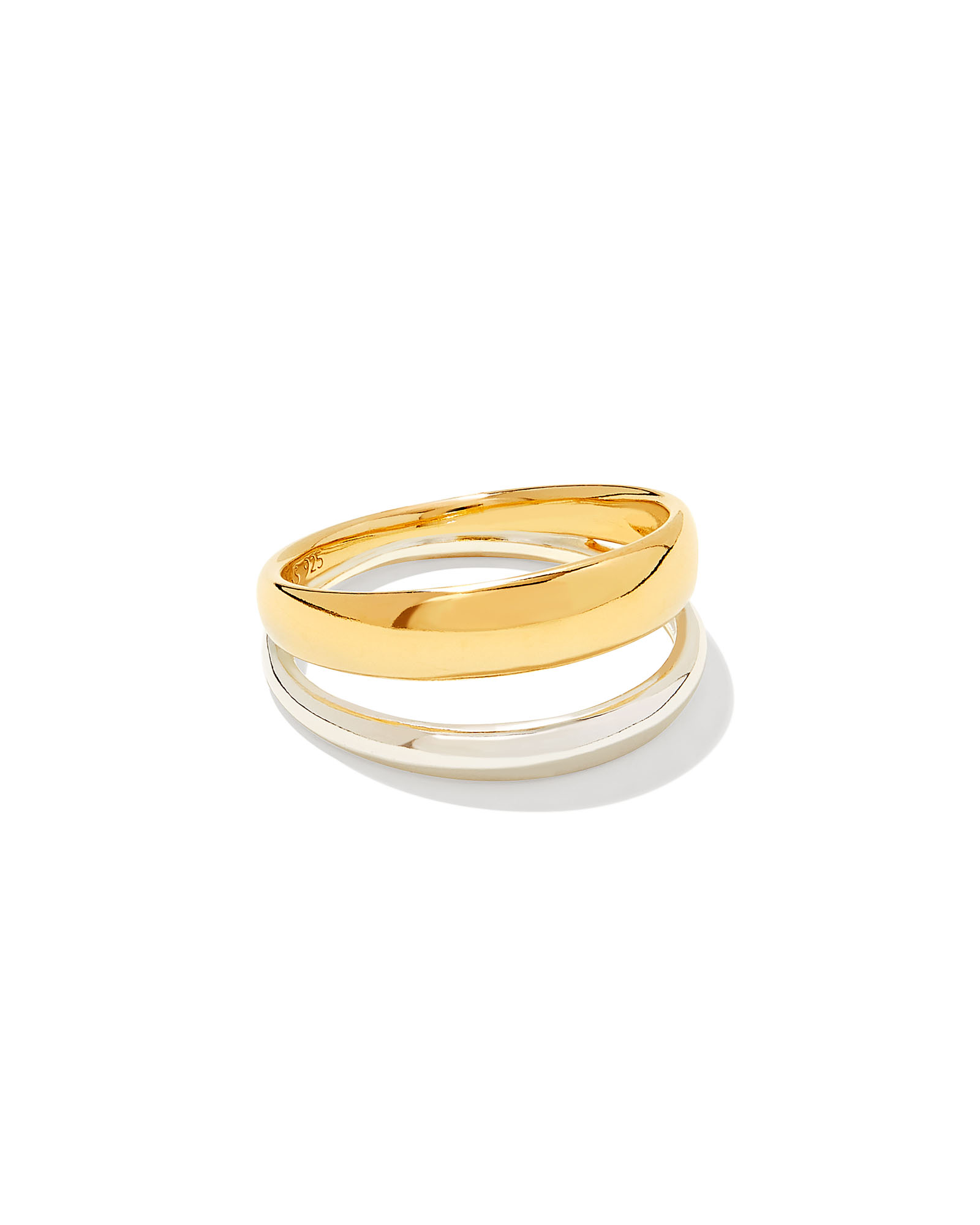 Meg Double Band Ring in Mixed Metal | Kendra Scott