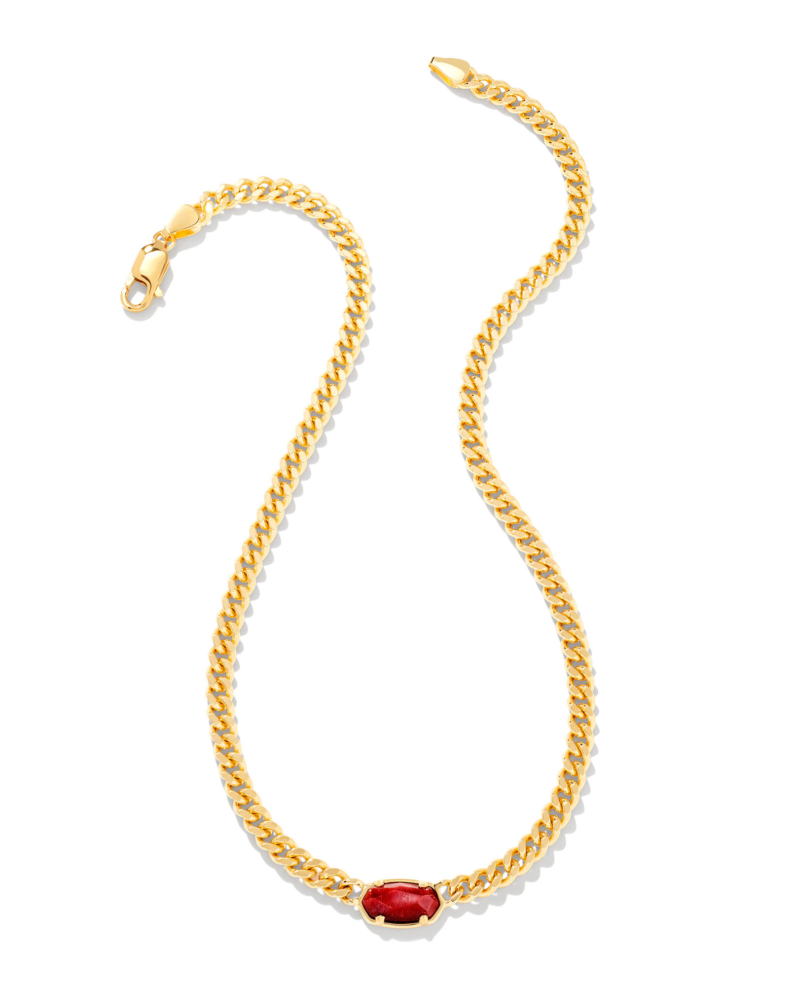 Curb Chain Earrings for Women in Gold Vermeil - Talisa