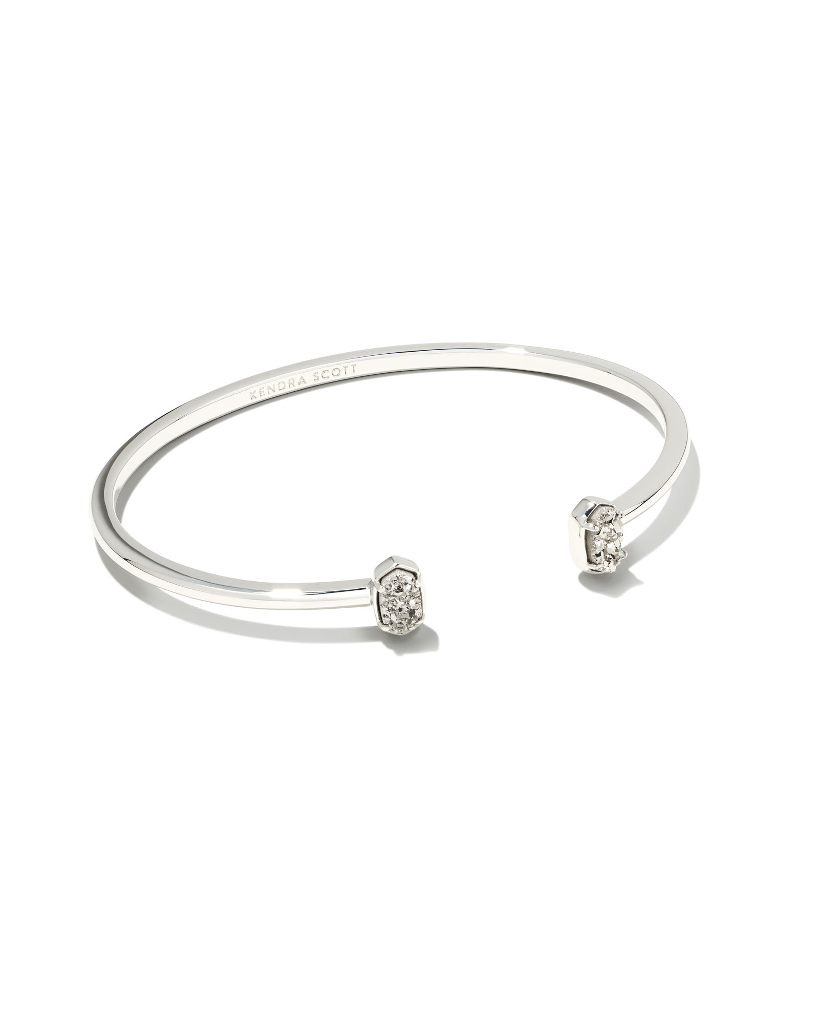 kendra scott platinum drusy bracelet