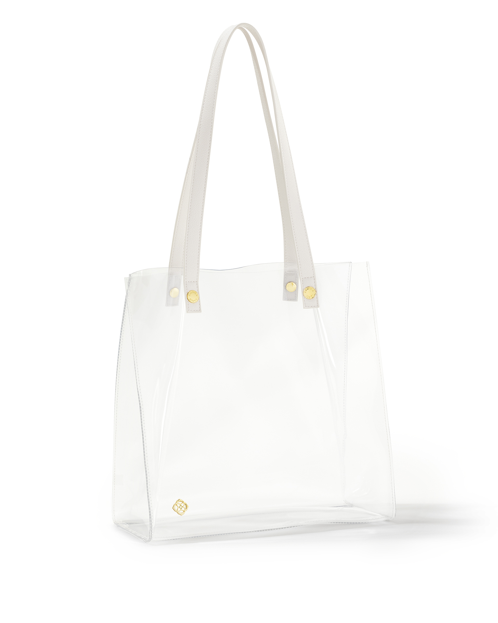 Gameday Bag - Blush Leather / Clear PVC Blush Leather/Clear PVC/Gold Hardware