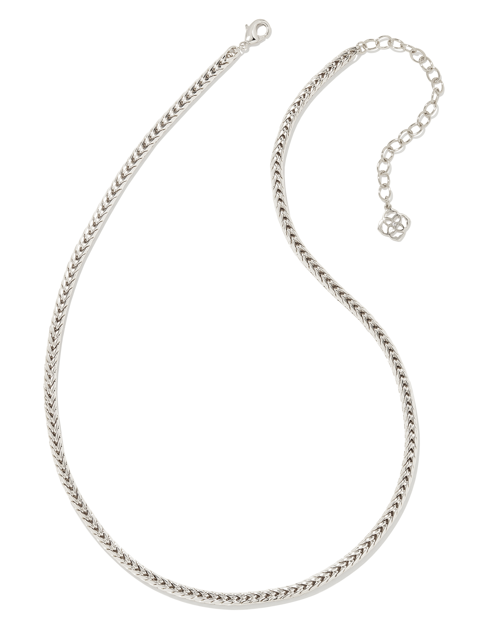Kendra Scott Herringbone Sterling Silver Chain Necklace