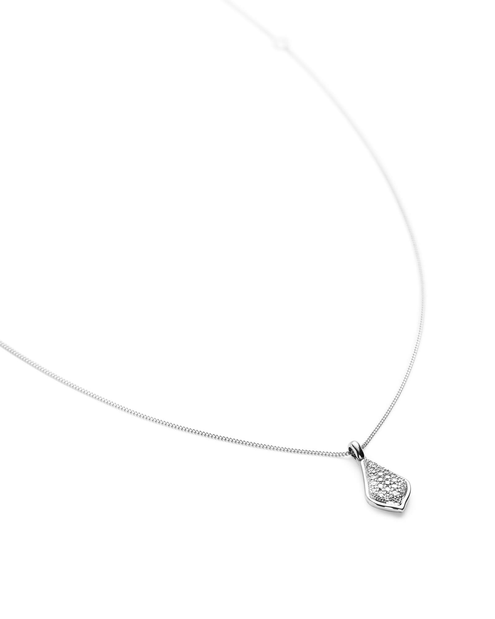 Lela Pendant Necklace Pave Diamond and 