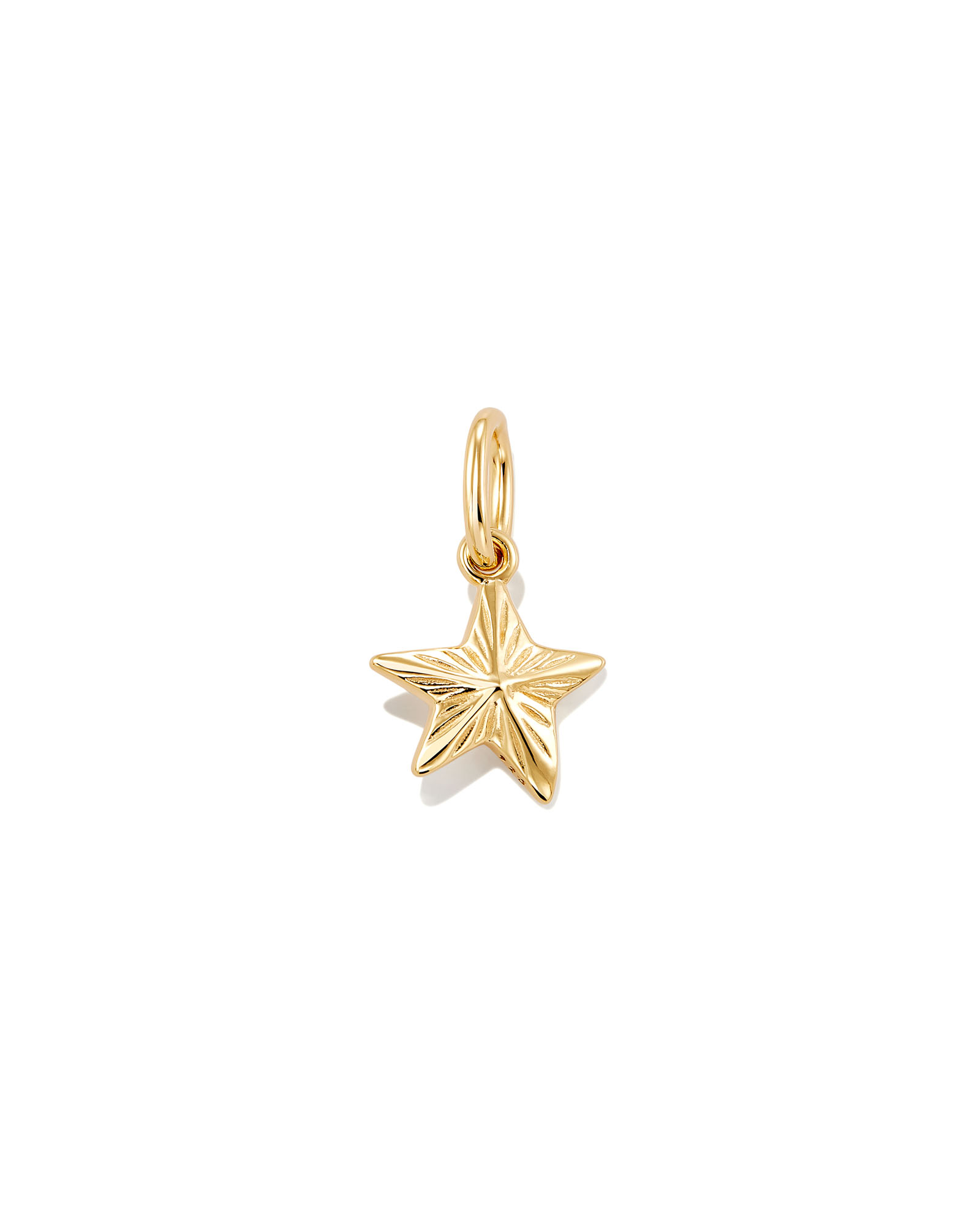 Cross Charm in 18k Gold Vermeil