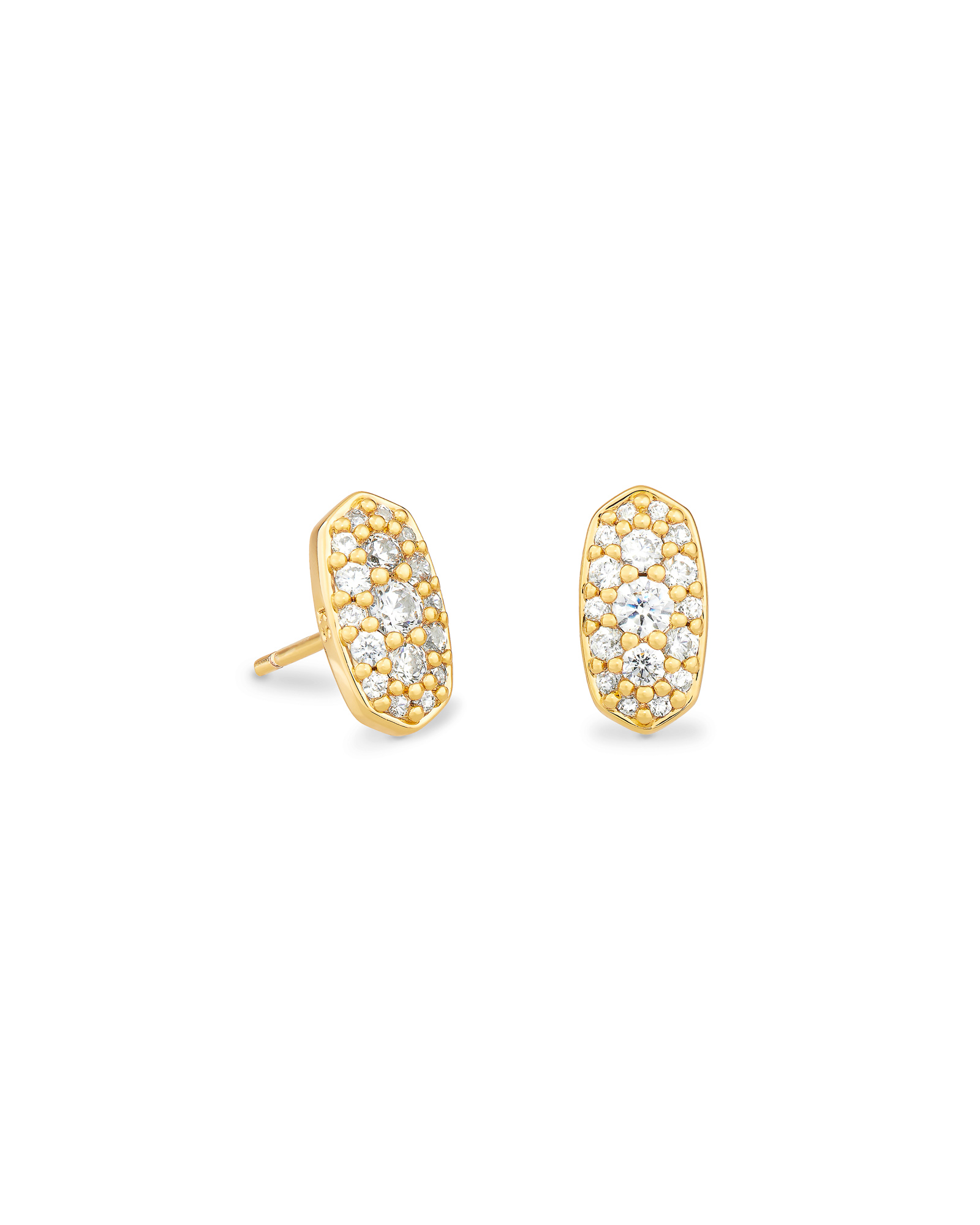 Children's Diamond Stud Earrings Screw Back .14TCW | 14K White Gold - The  Jeweled Lullaby