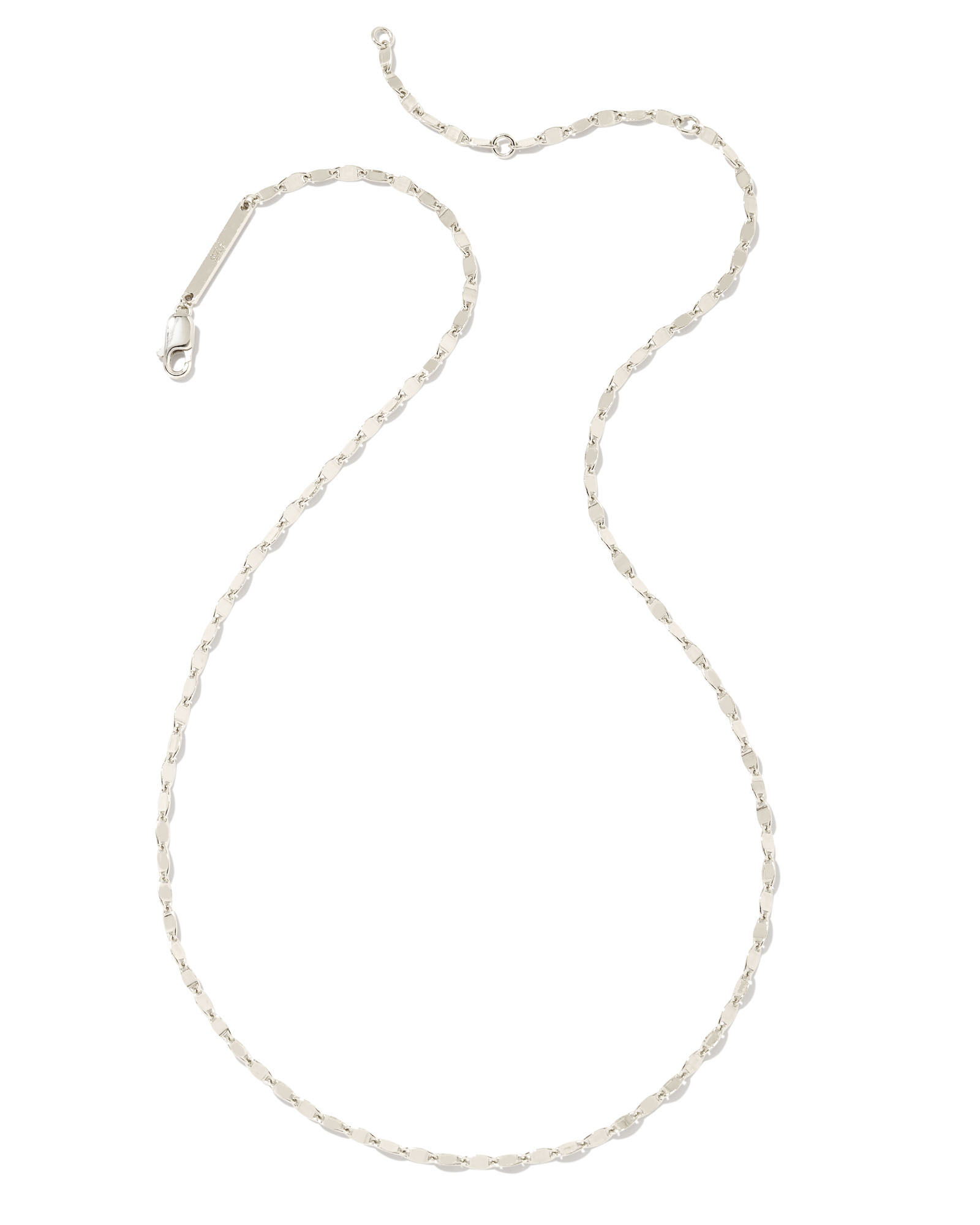 Twisted Link Chain Necklace in Sterling Silver | Kendra Scott