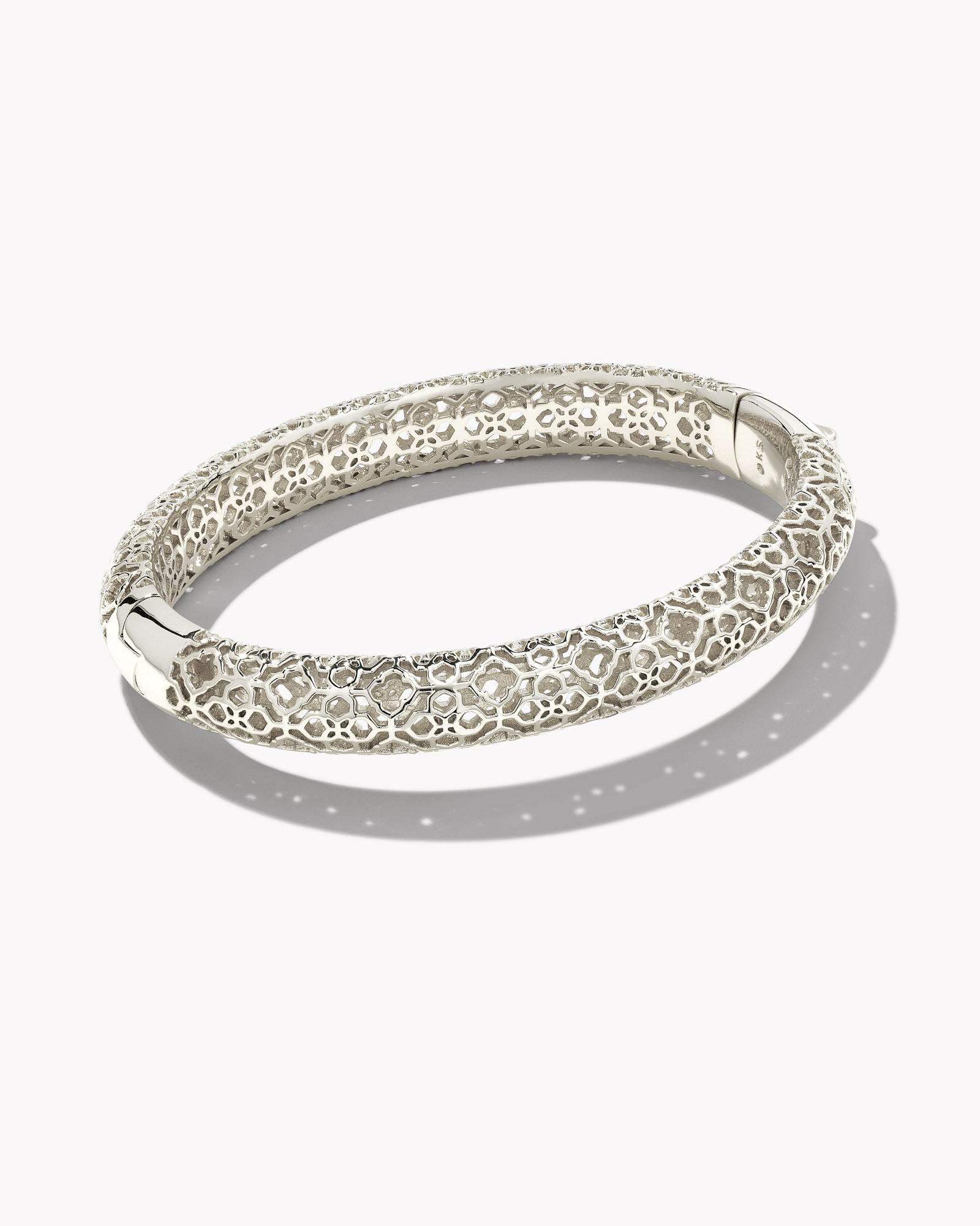 Abbie Bangle Bracelet in Silver