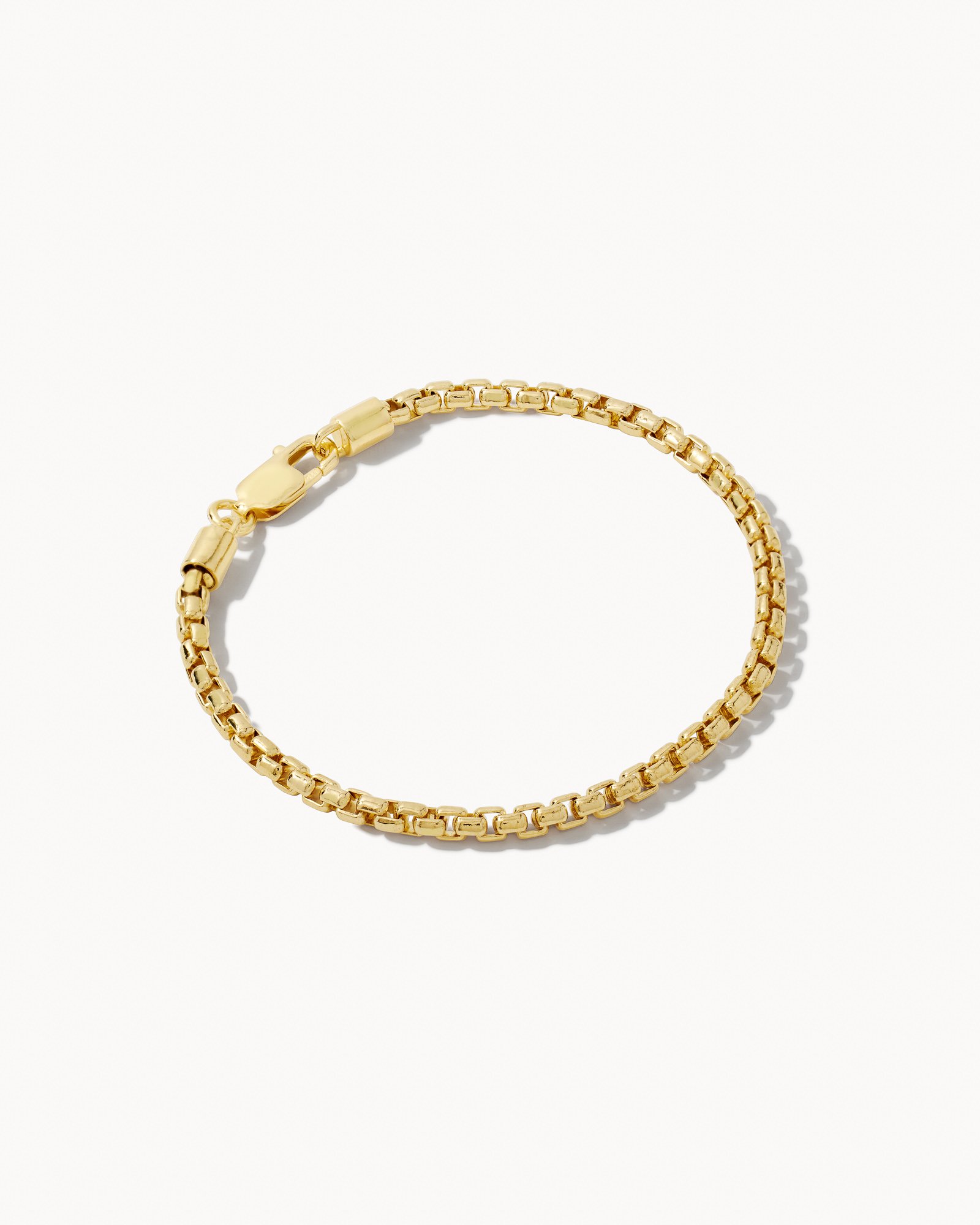 Beck Round Box Chain Bracelet in 18k Oxidized Gold Vermeil | Kendra Scott