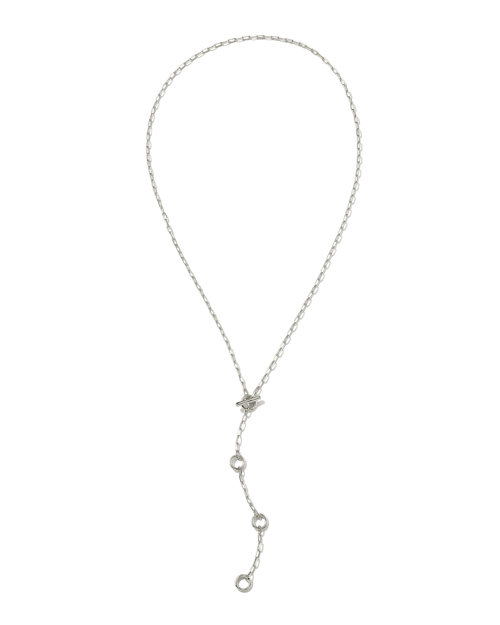 Andi Y Necklace in Silver | Kendra Scott