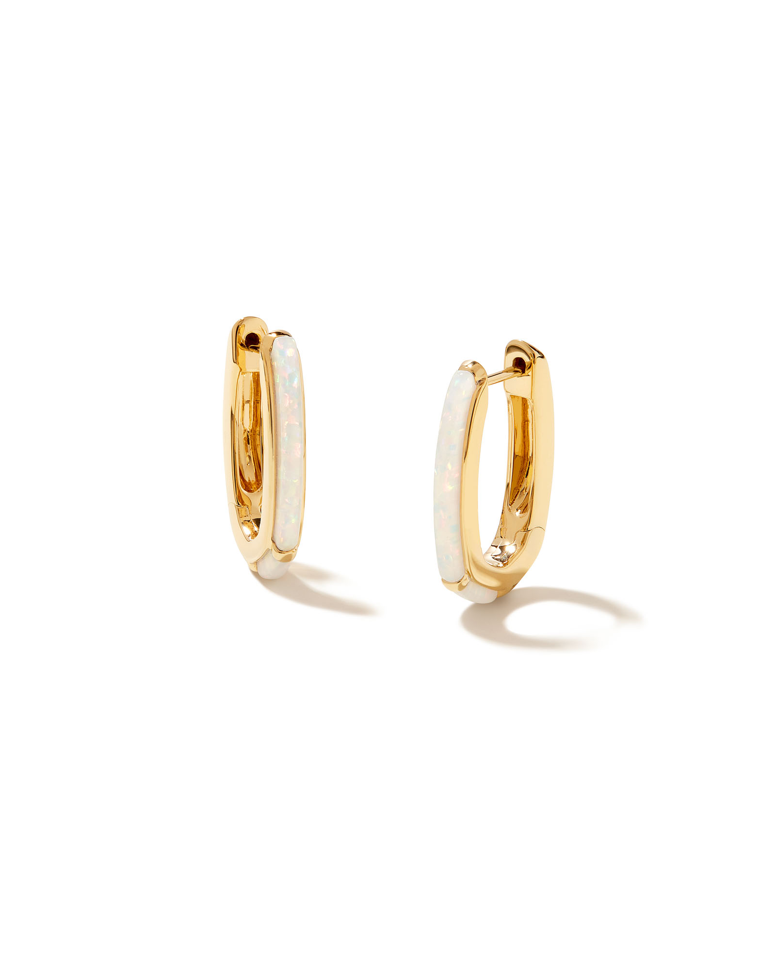 Wisp Flat Back Earring (single), Solid 10k Gold Earring