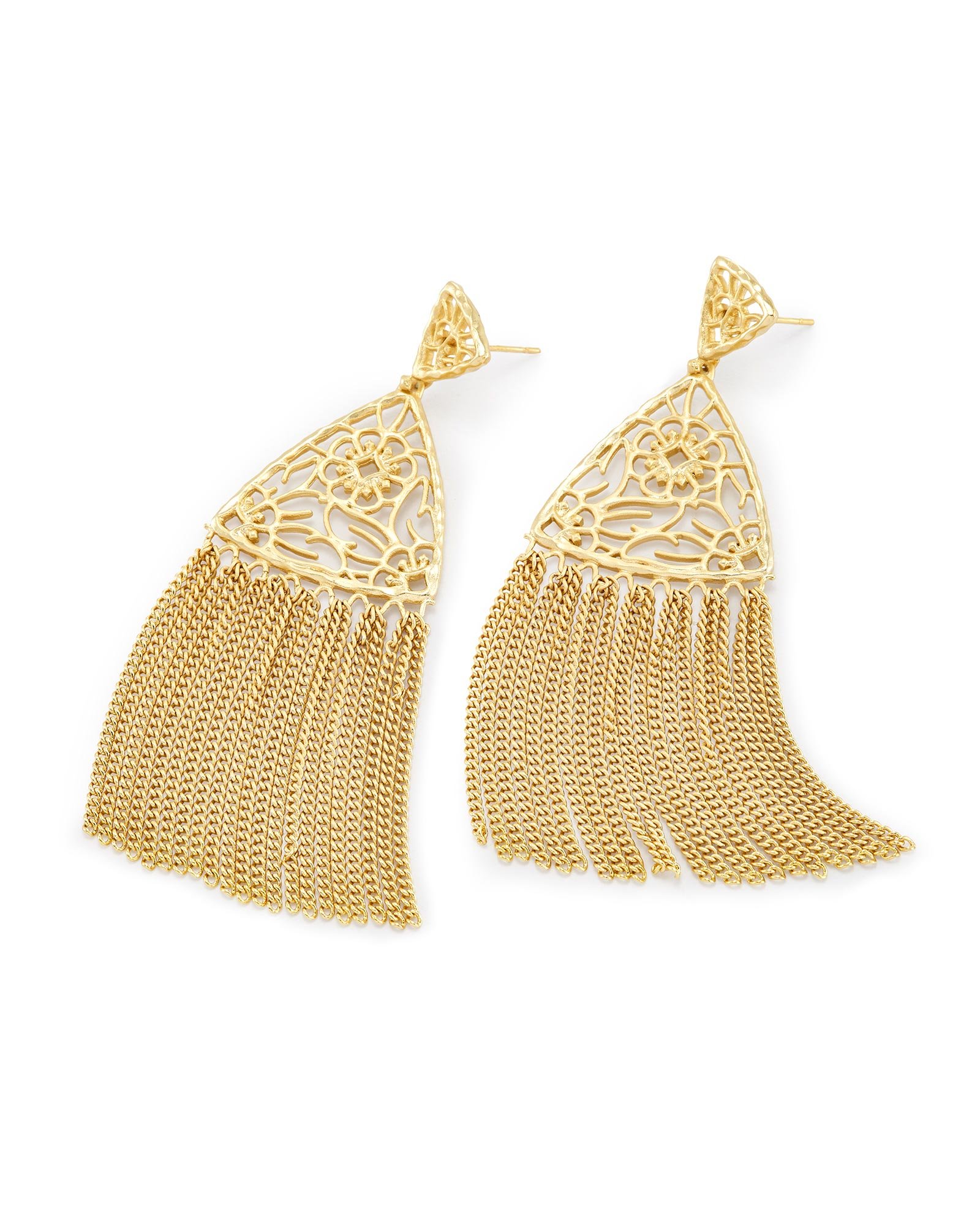 Ana Tassel Statement Earrings in Gold | Kendra Scott