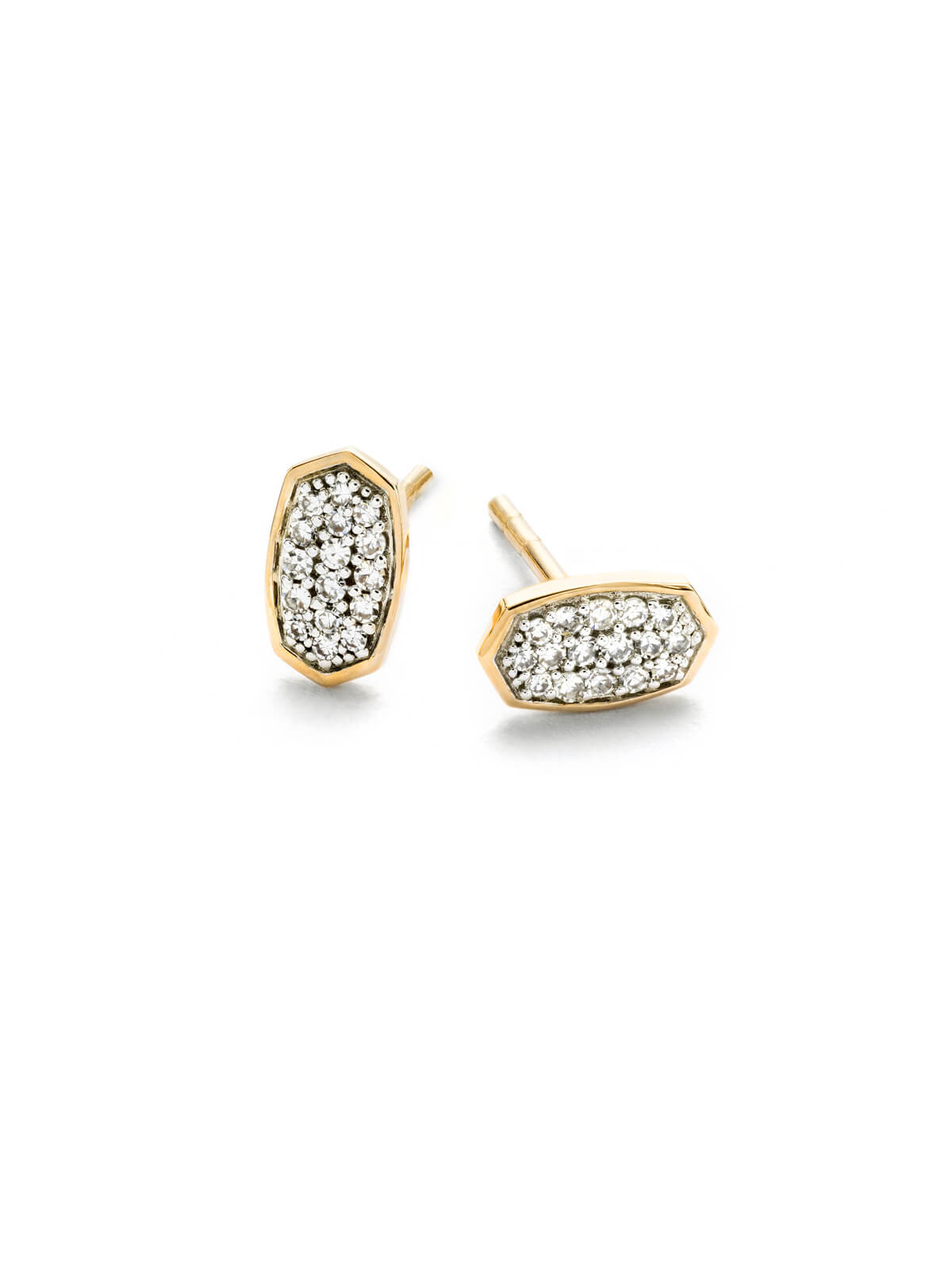 14 kt gold earrings