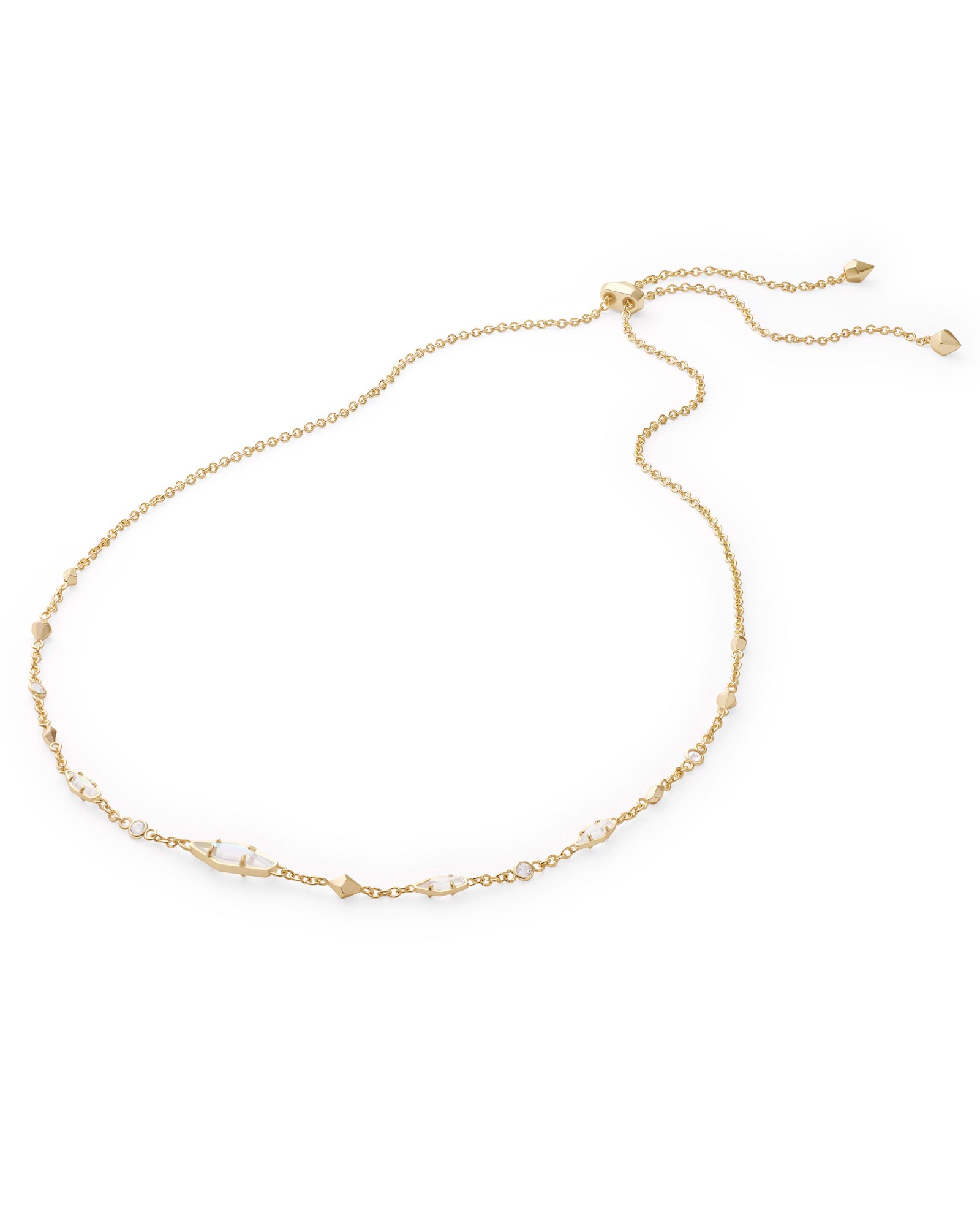 Debra Gold Choker Necklace in Iridescent | Kendra Scott