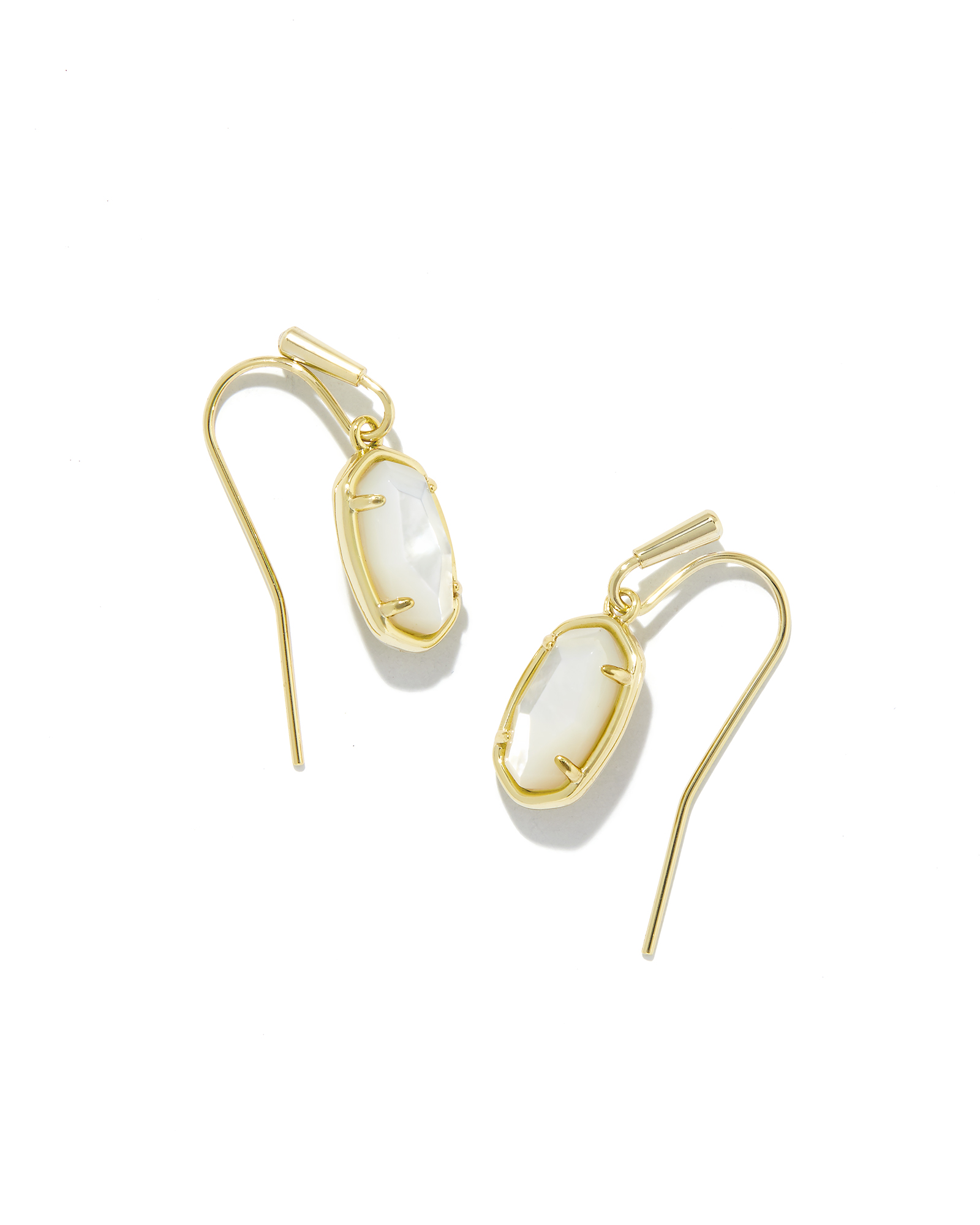 Grayson Gold Drop Earrings in Ivory Mother-of-Pearl | Kendra Scott