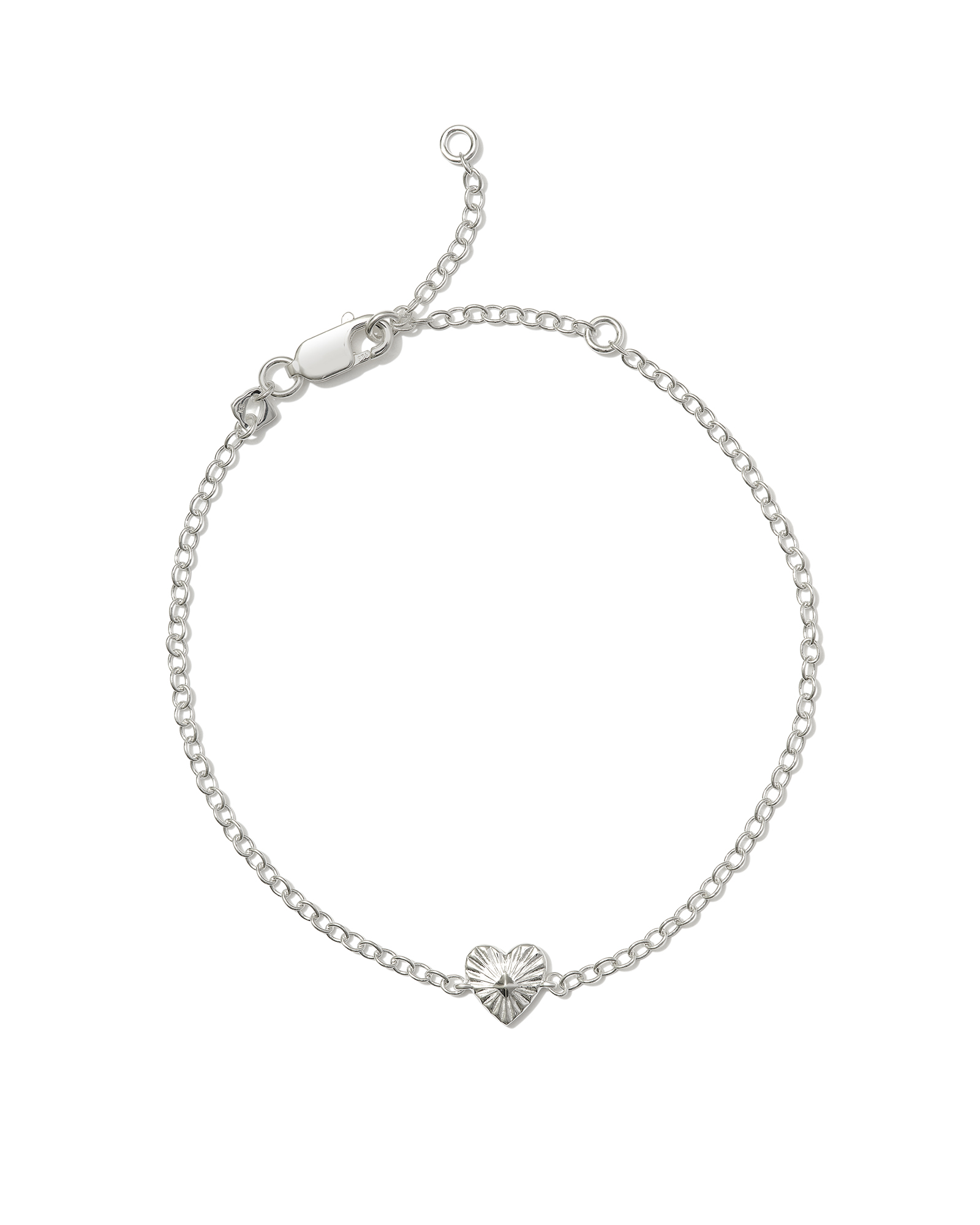 Kendra Scott Framed Abbie Delicate Chain Bracelet in Silver