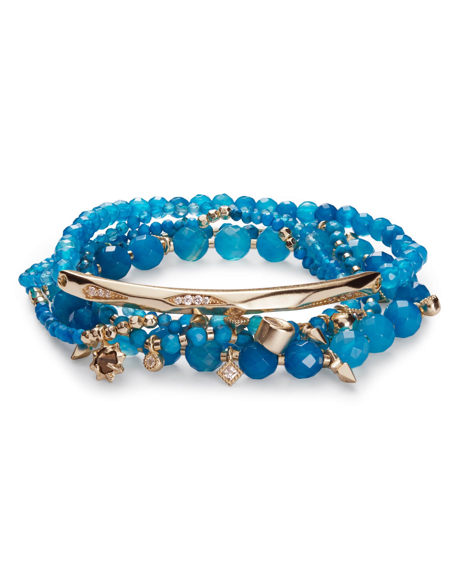 Supak Beaded Bracelet Set In Gold | Kendra Scott