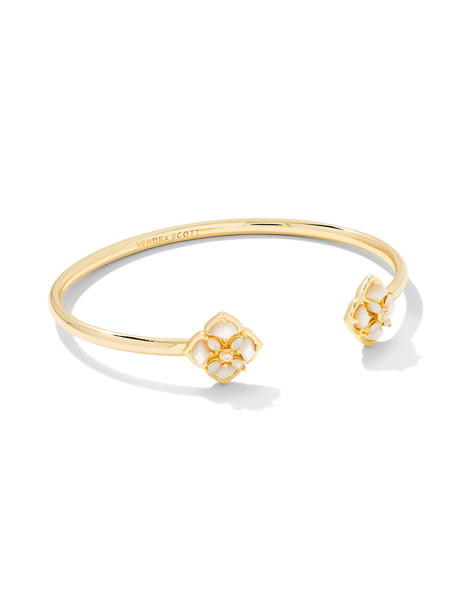 Birthstone & Little Luxe Letter Bracelet (Gold)