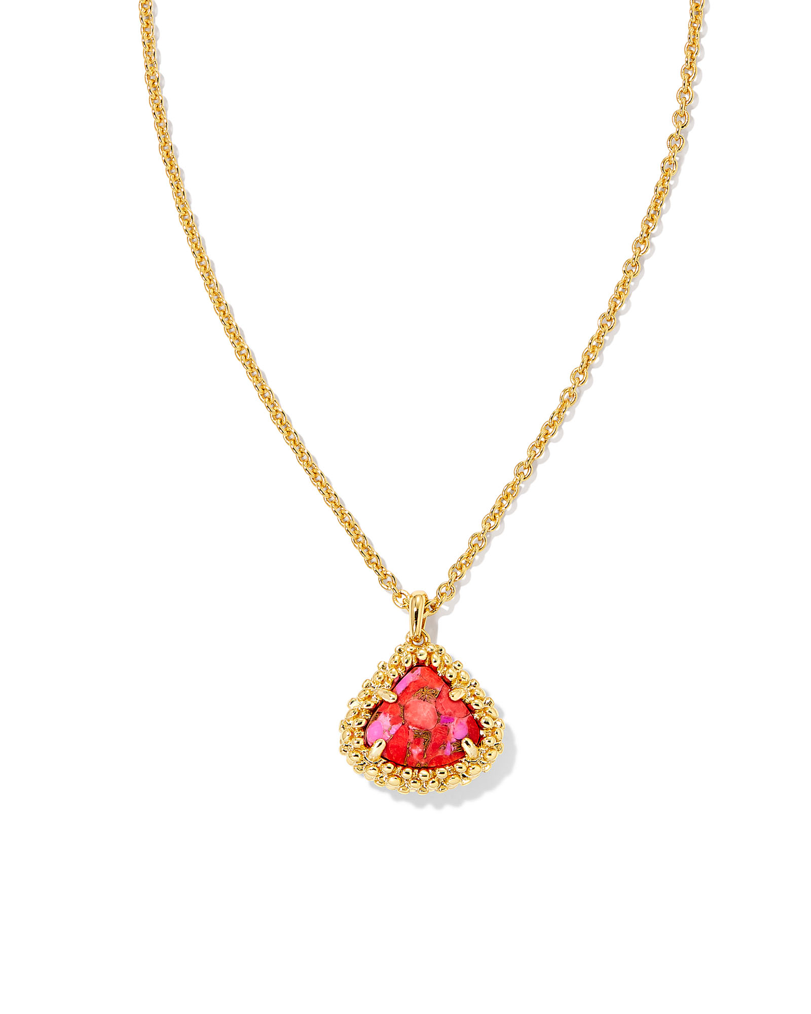 Kendra Scott Framed Ari Heart Gold Opal Short Pendant Necklace | Dillard's