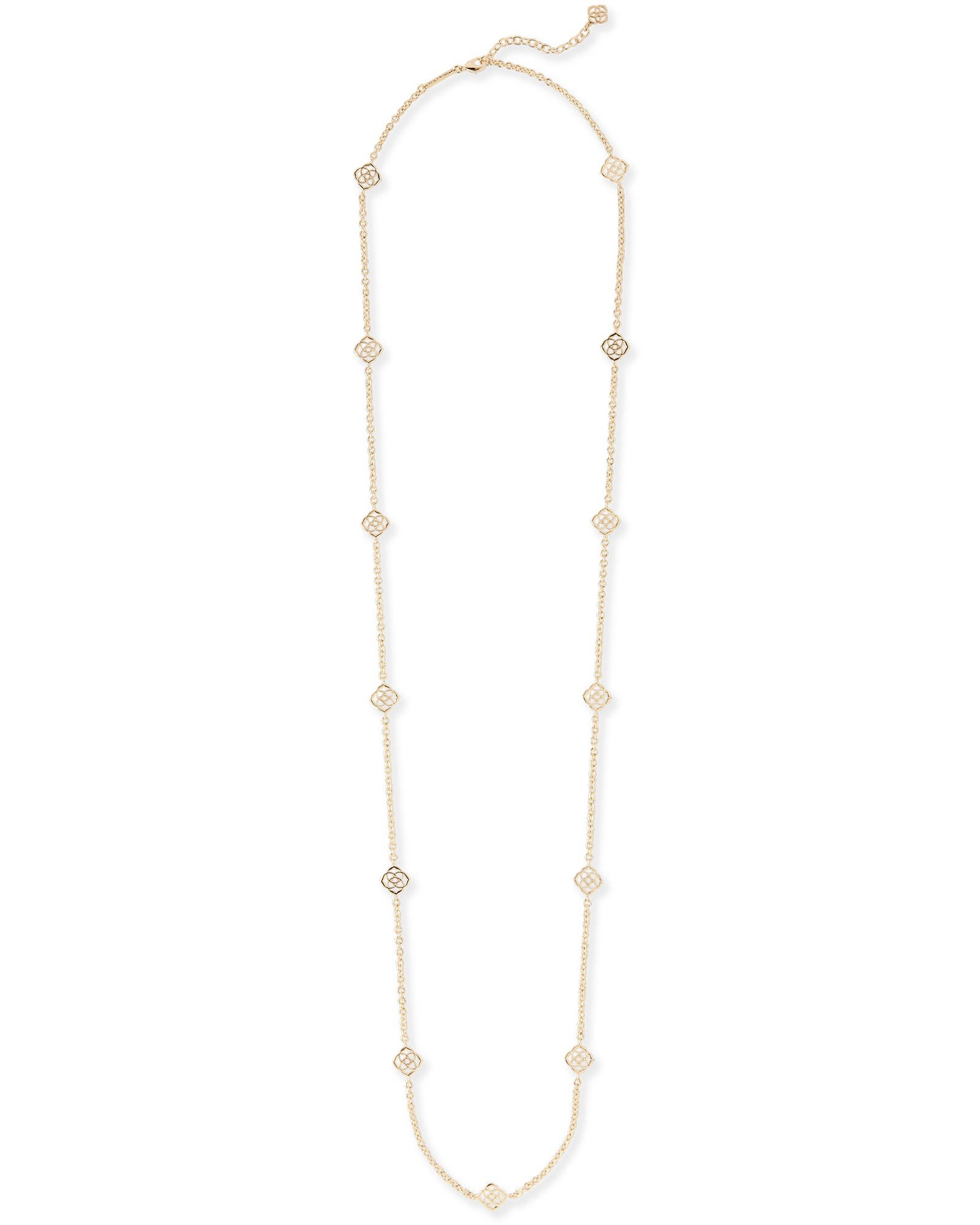 Devalyn Long Necklace in Gold Kendra Scott Jewelry