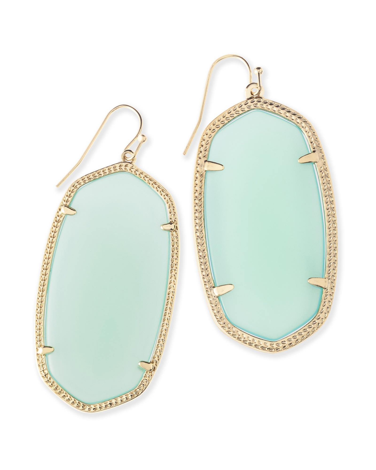 Danielle Statement Earrings in Chalcedony | Kendra Scott