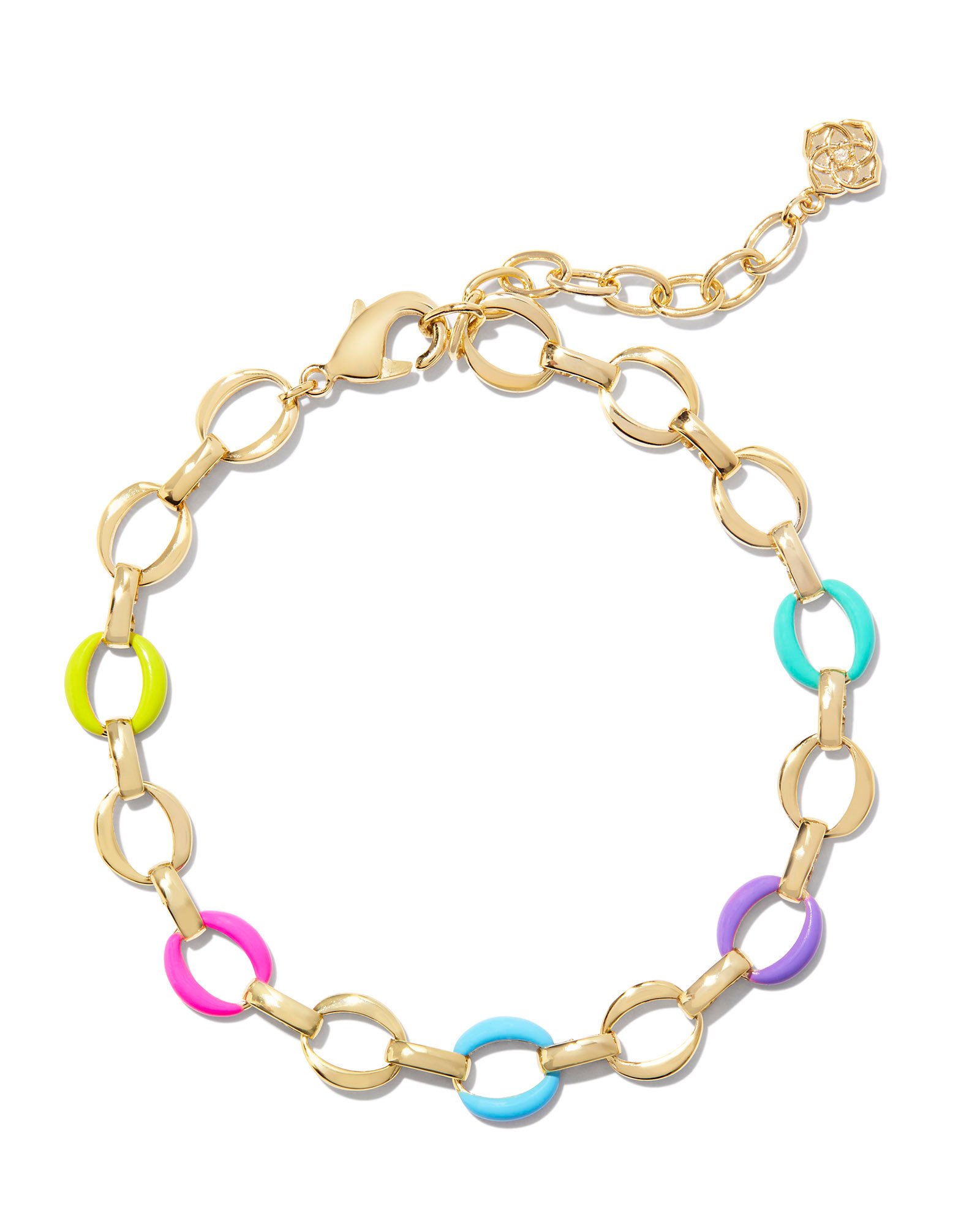 Kelsey Gold Chain Bracelet in Multi Mix | Kendra Scott